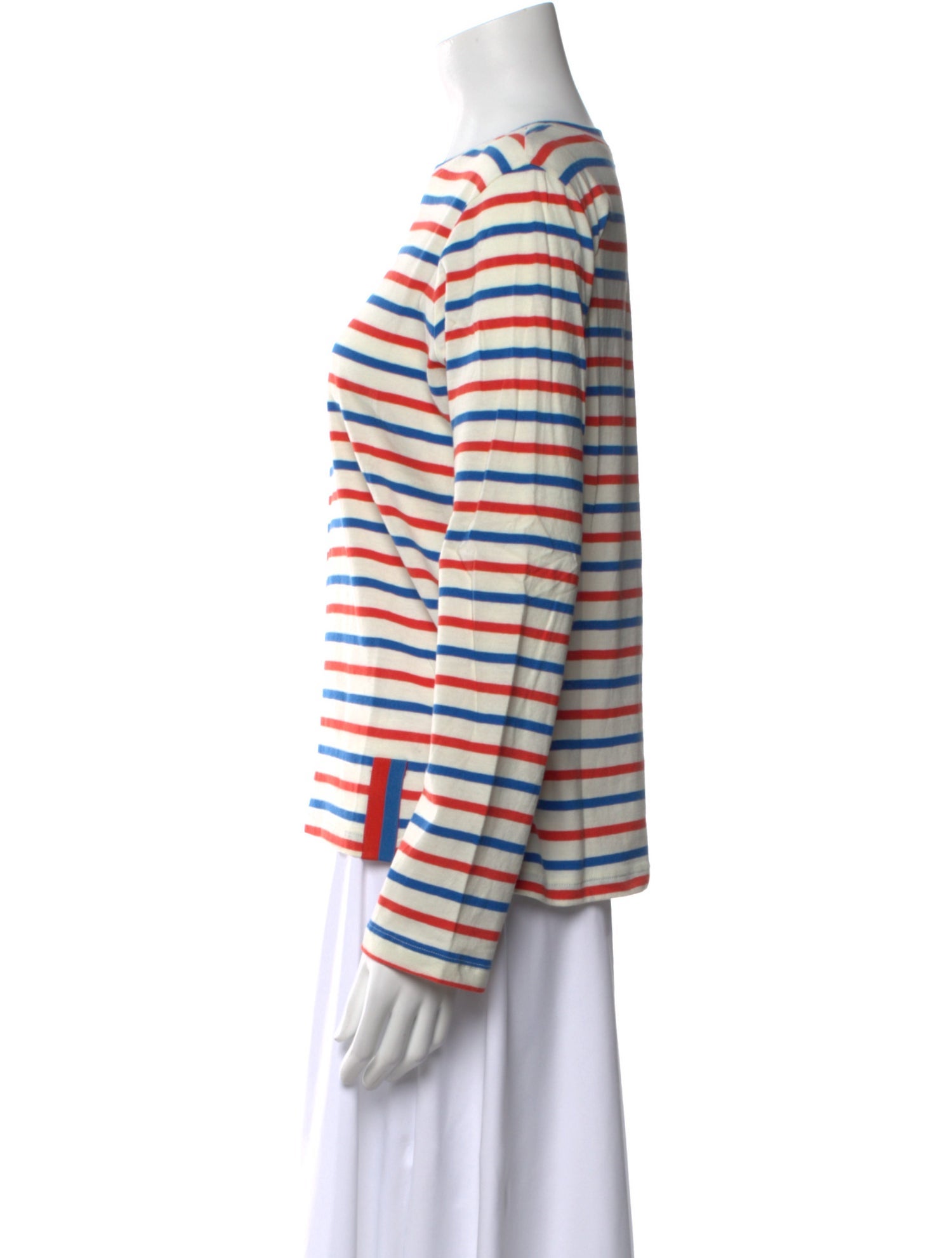 Kule Striped Crew Neck Top