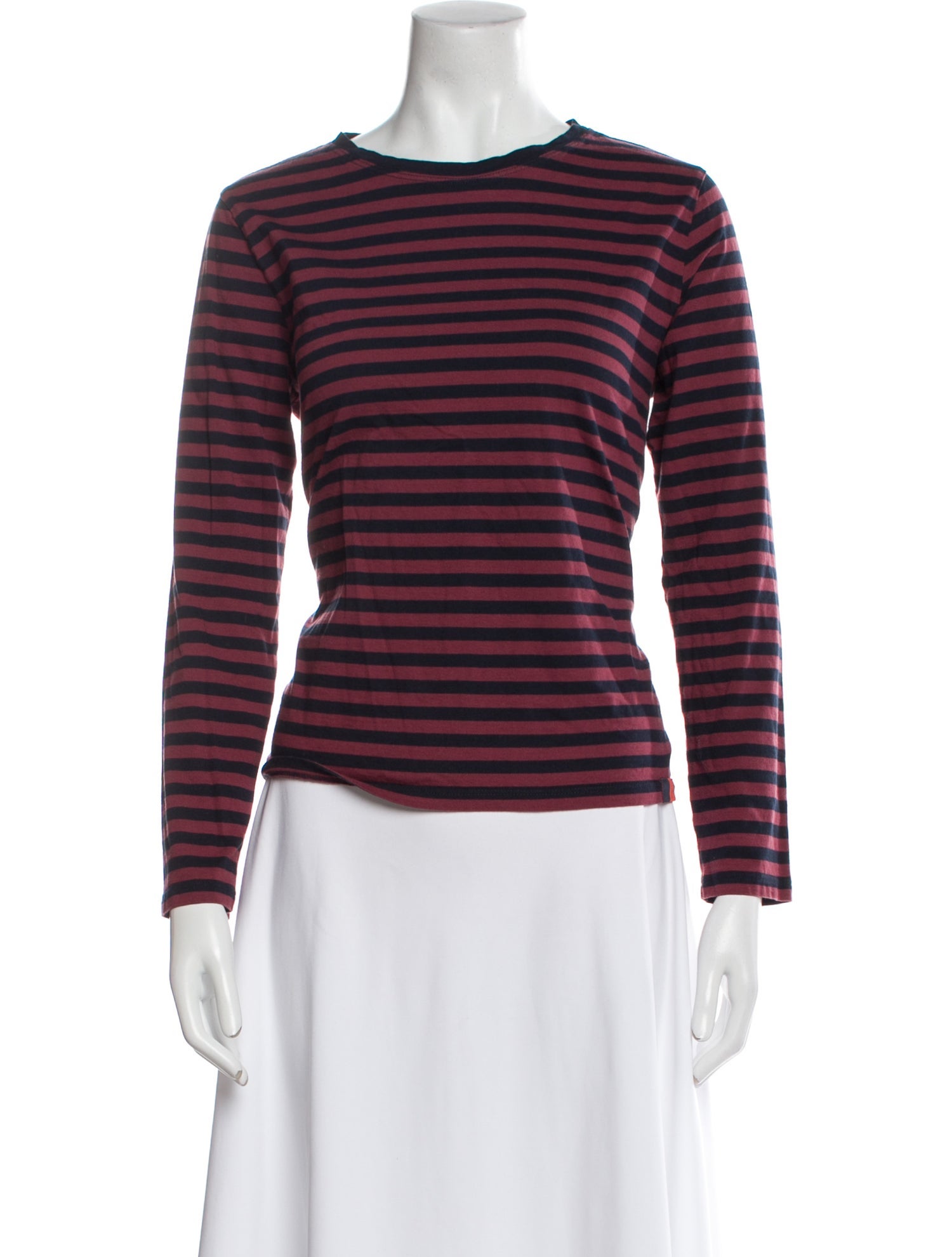 Kule Striped Crew Neck Top