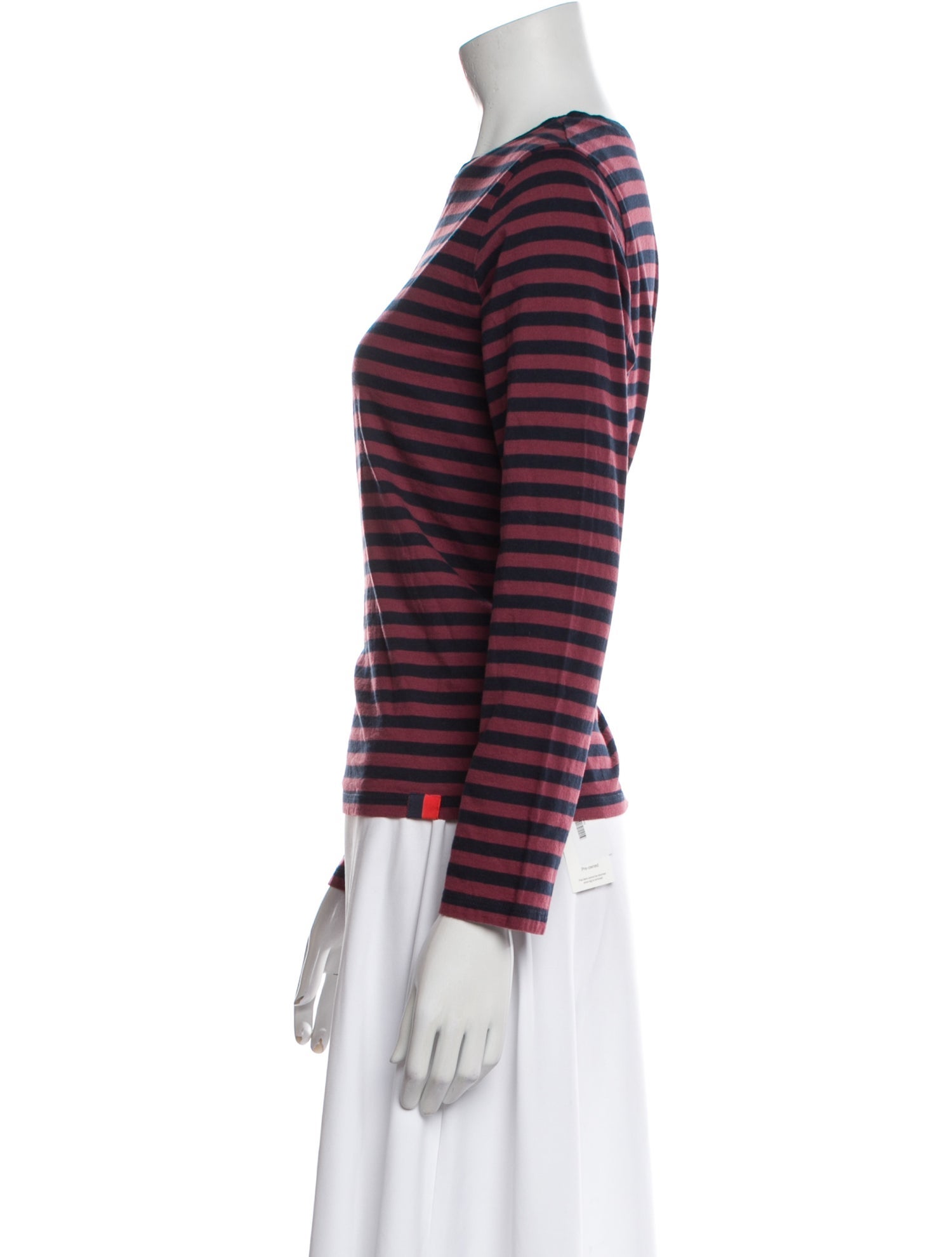 Kule Striped Crew Neck Top