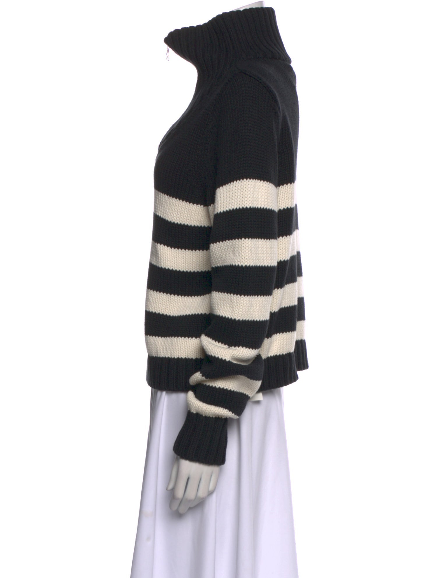 Kule Striped Mock Neck Sweater w/ Tags