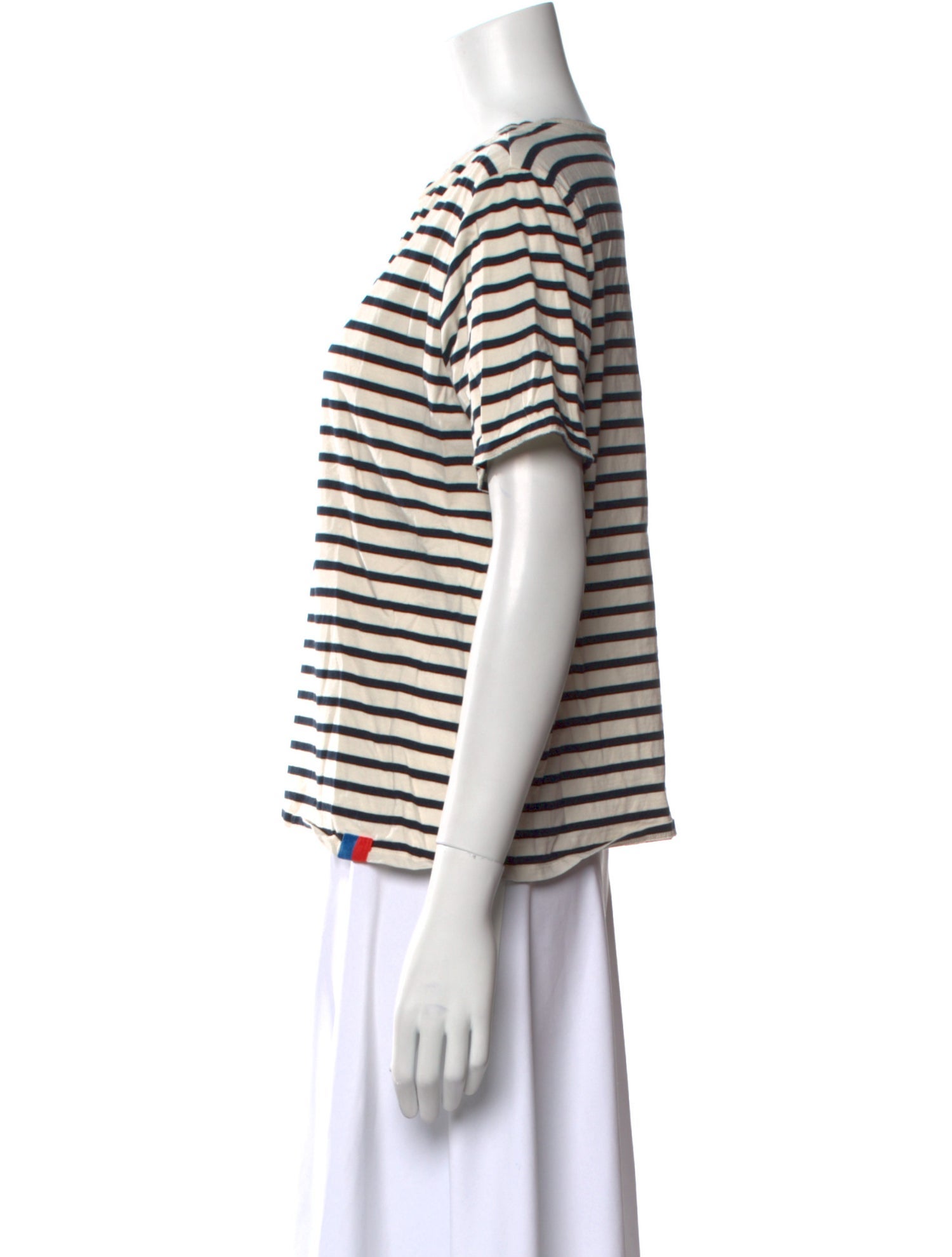 Kule Striped Crew Neck T-Shirt