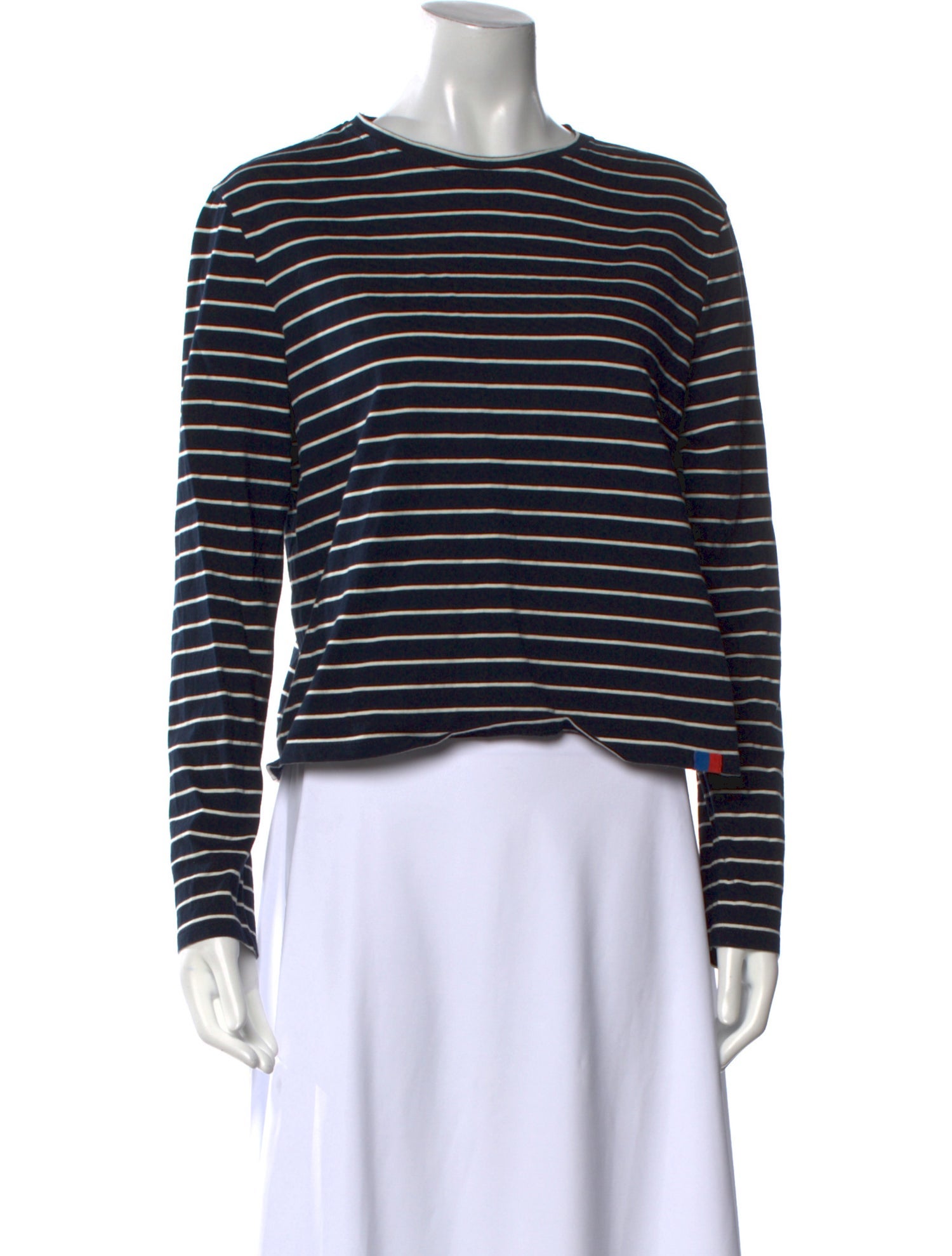 Kule Striped Crew Neck Top