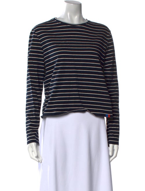 Kule Striped Crew Neck Top