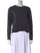 Kule Striped Crew Neck Top