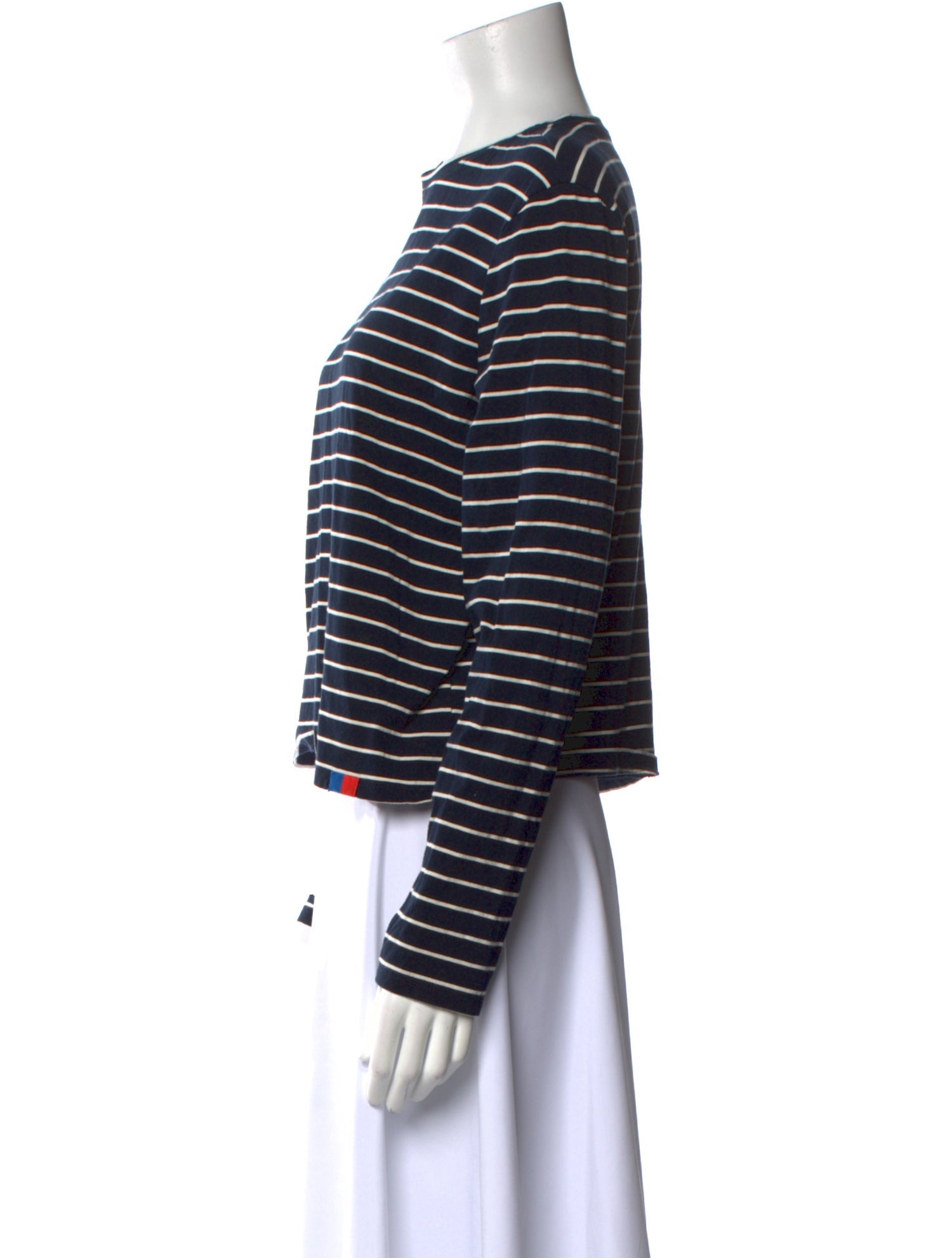 Kule Striped Crew Neck Top
