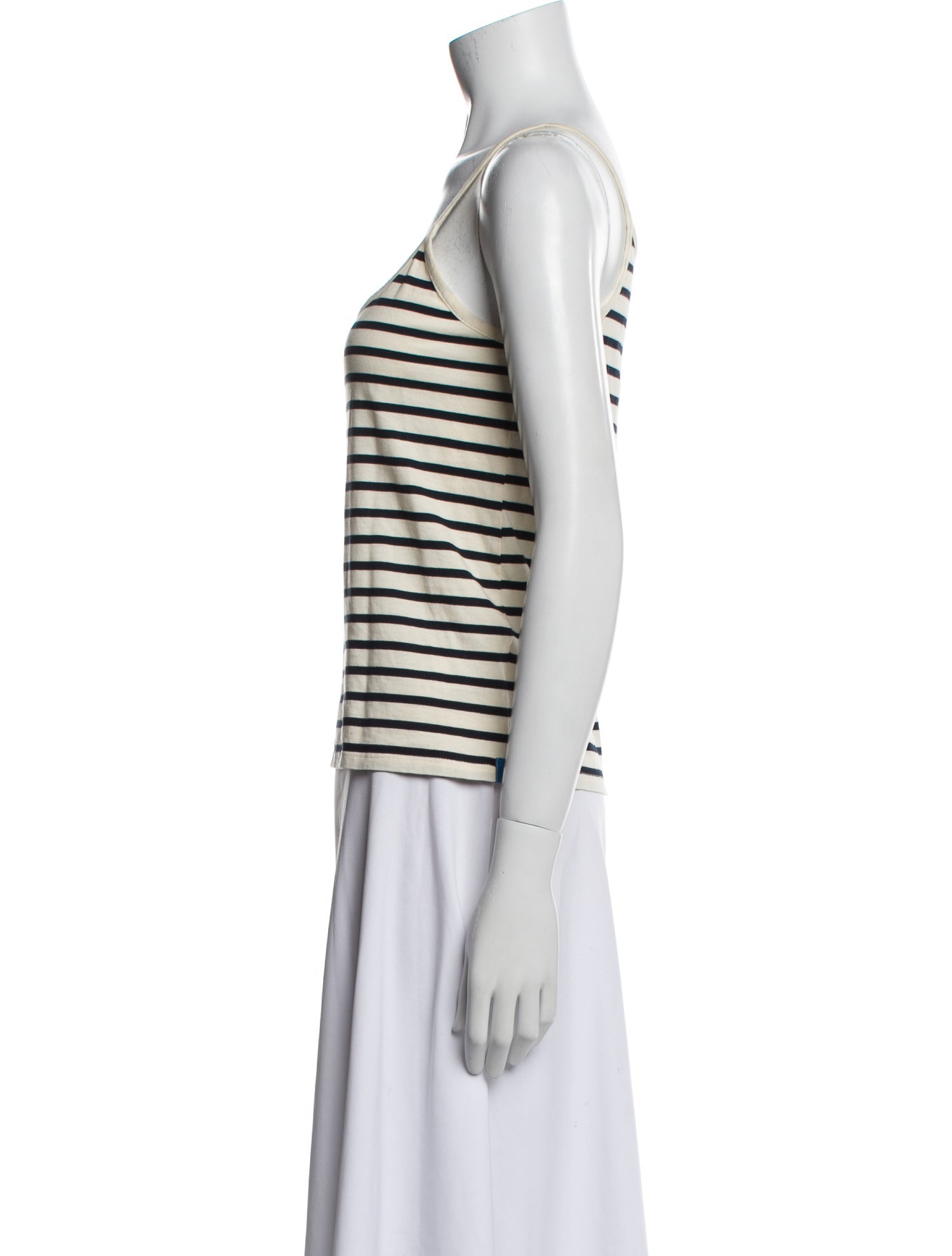 Kule Striped Scoop Neck Top