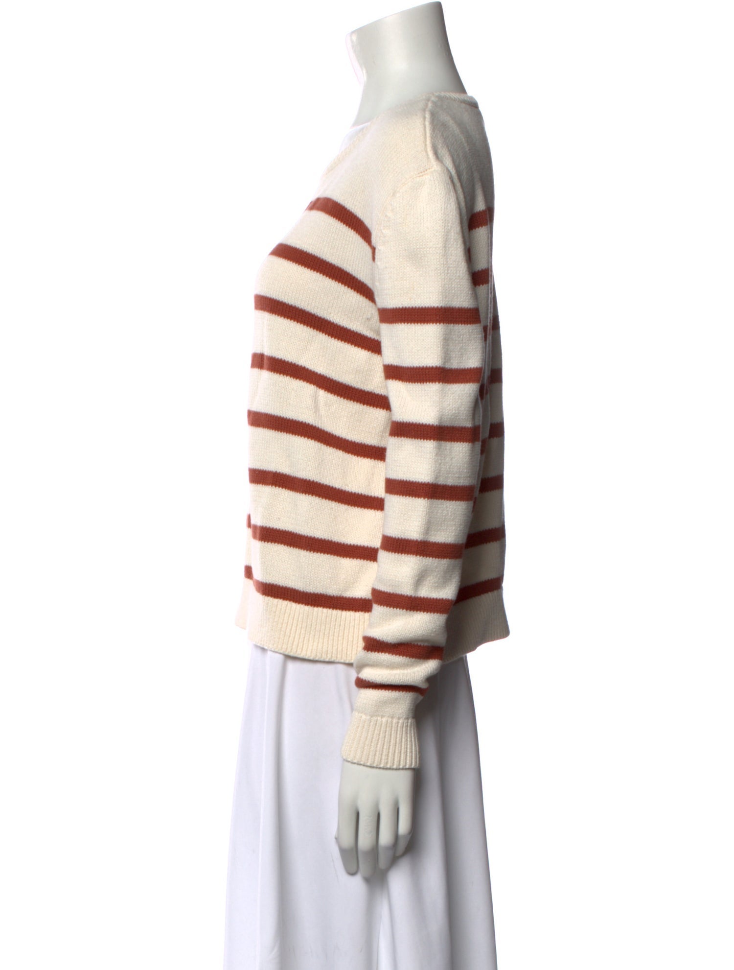 Kule Striped Scoop Neck Sweater