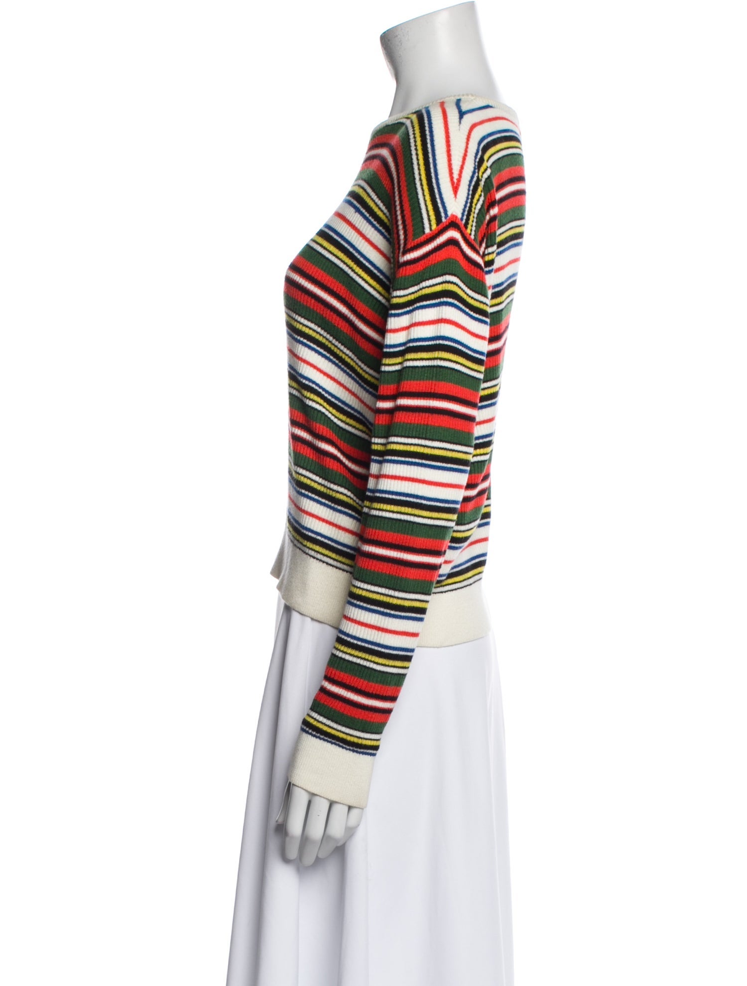 Kule Striped Bateau Neckline Sweater