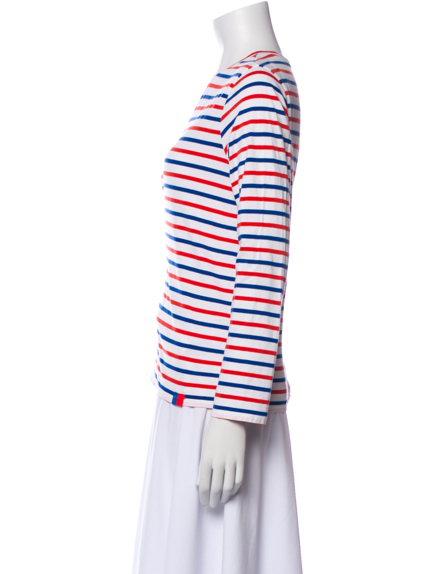 Kule Striped Crew Neck Top
