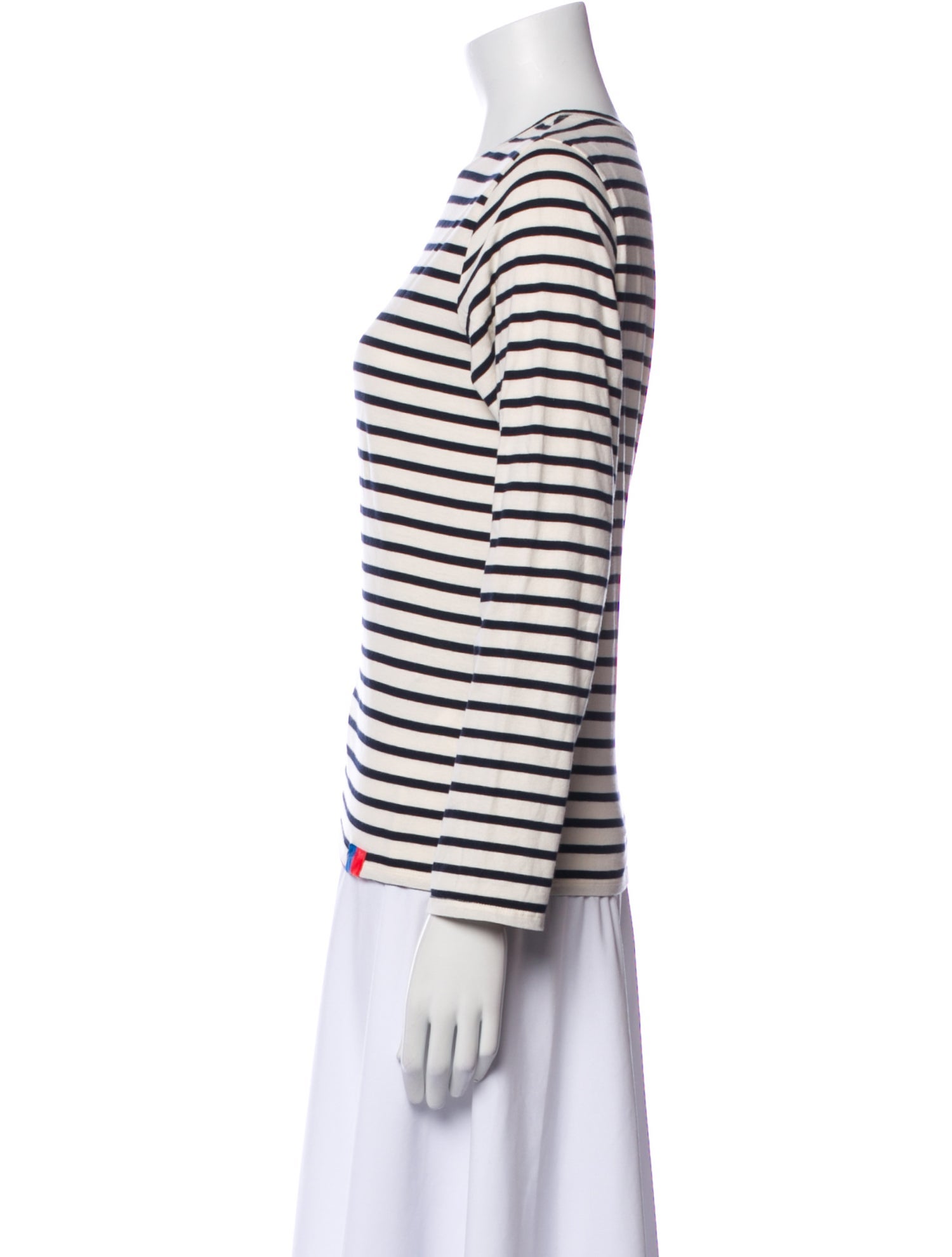 Kule Striped Crew Neck Top