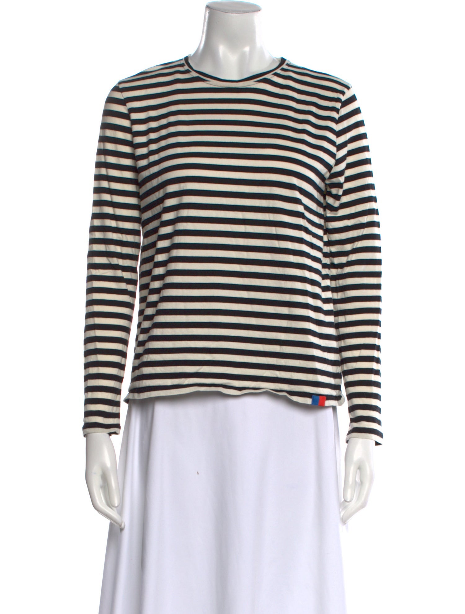 Kule Striped Crew Neck Top