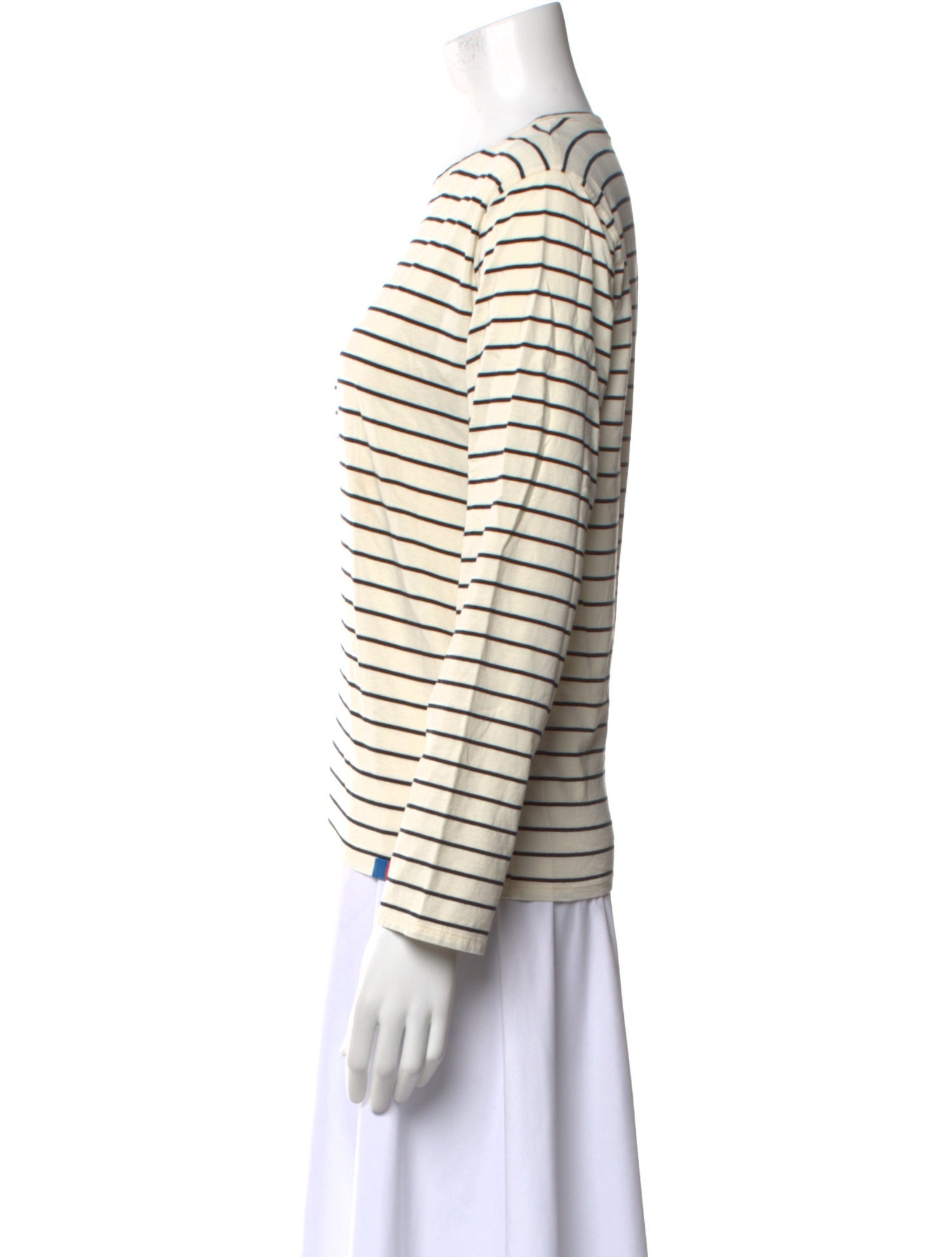 Kule Striped Crew Neck Sweatshirt