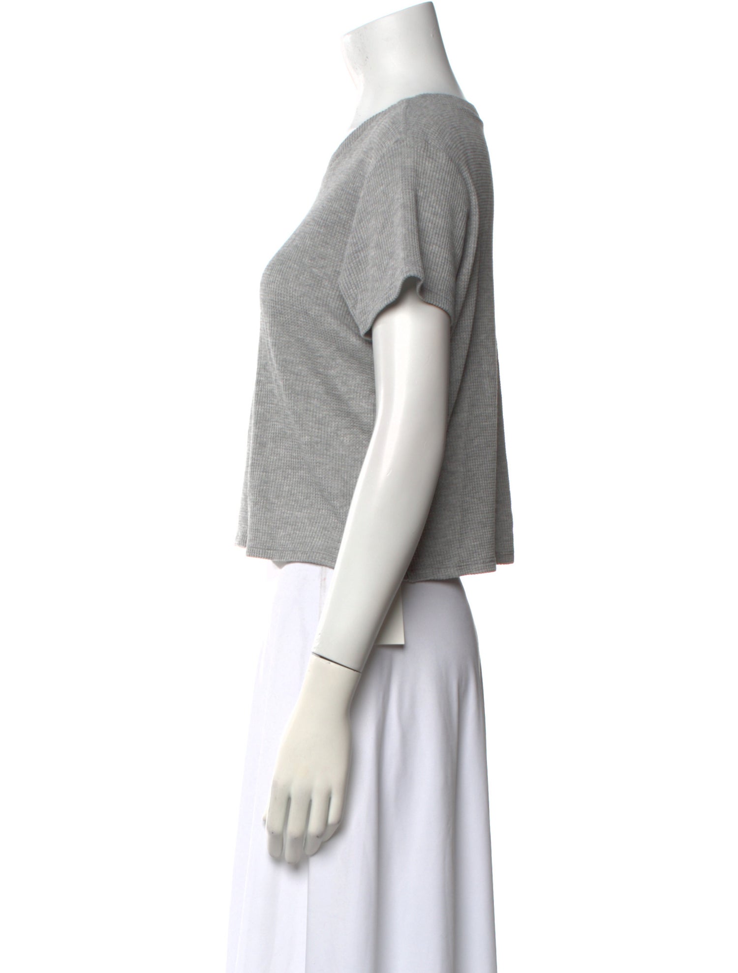 Kule Scoop Neck Short Sleeve Crop Top