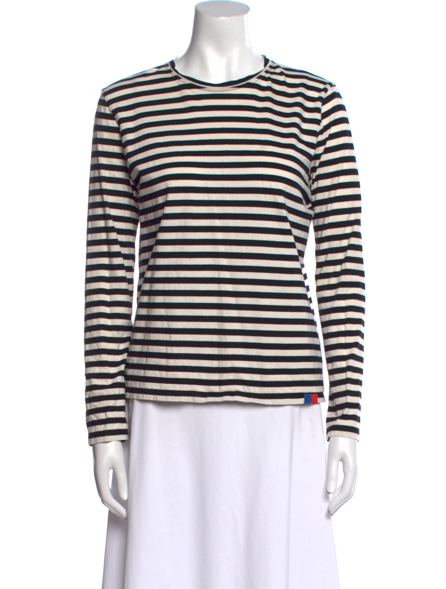Kule Striped Crew Neck Top