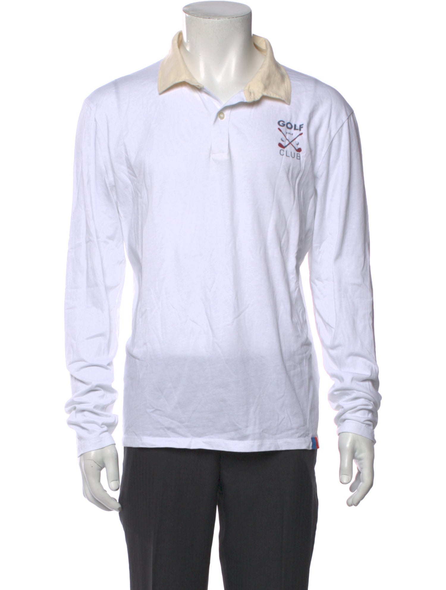 Kule V-Neck Long Sleeve Polo Shirt