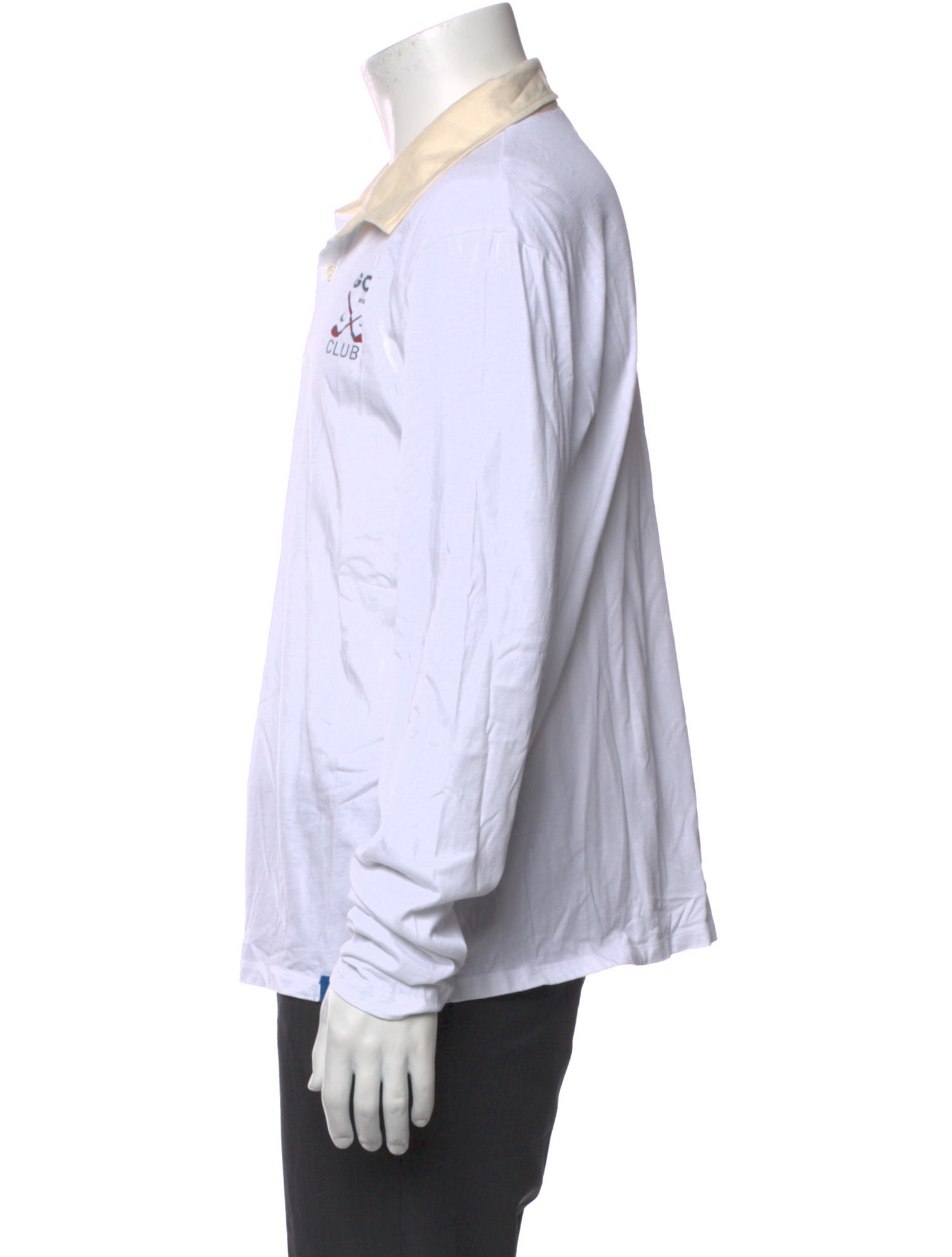 Kule V-Neck Long Sleeve Polo Shirt