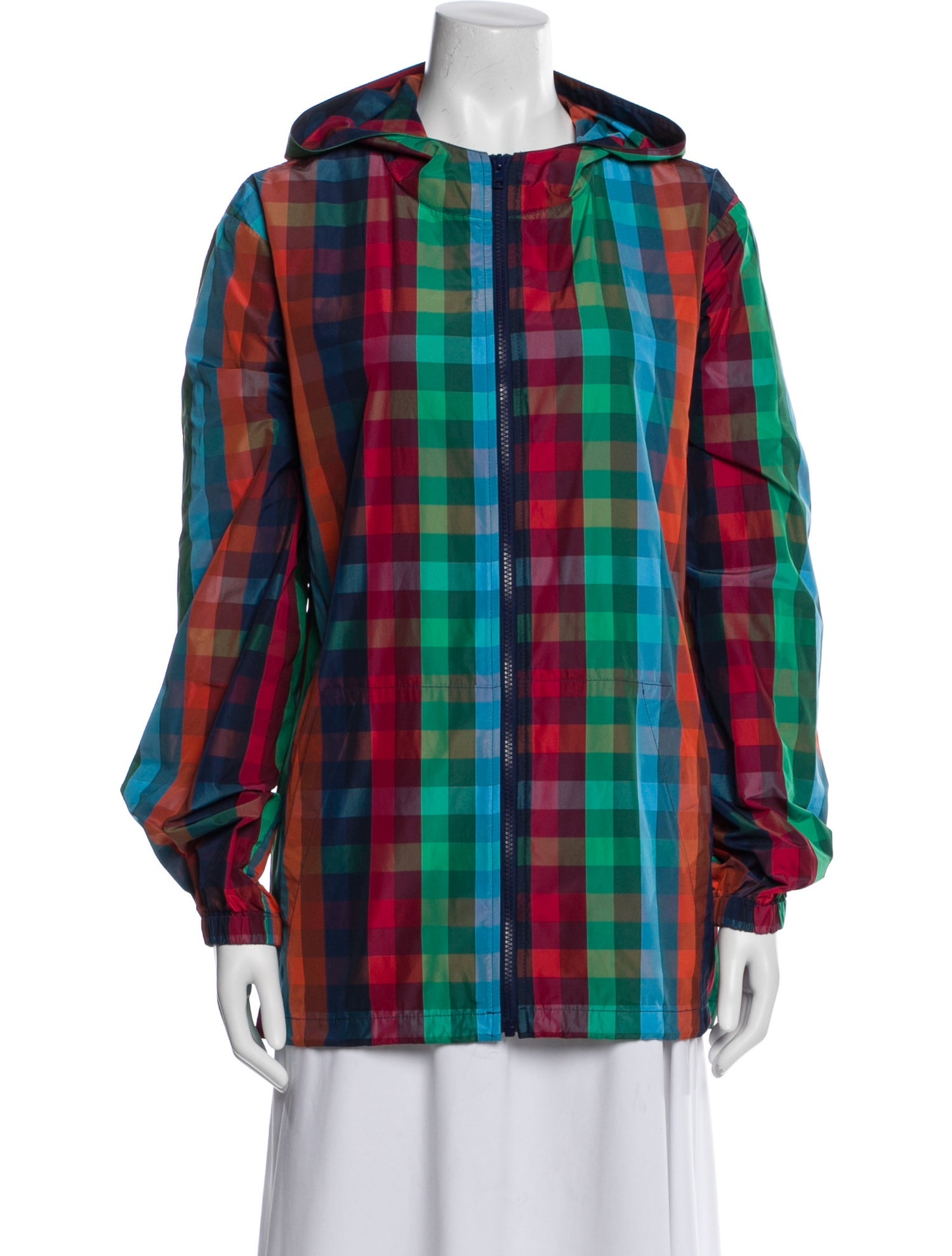 Kule Plaid Print Jacket