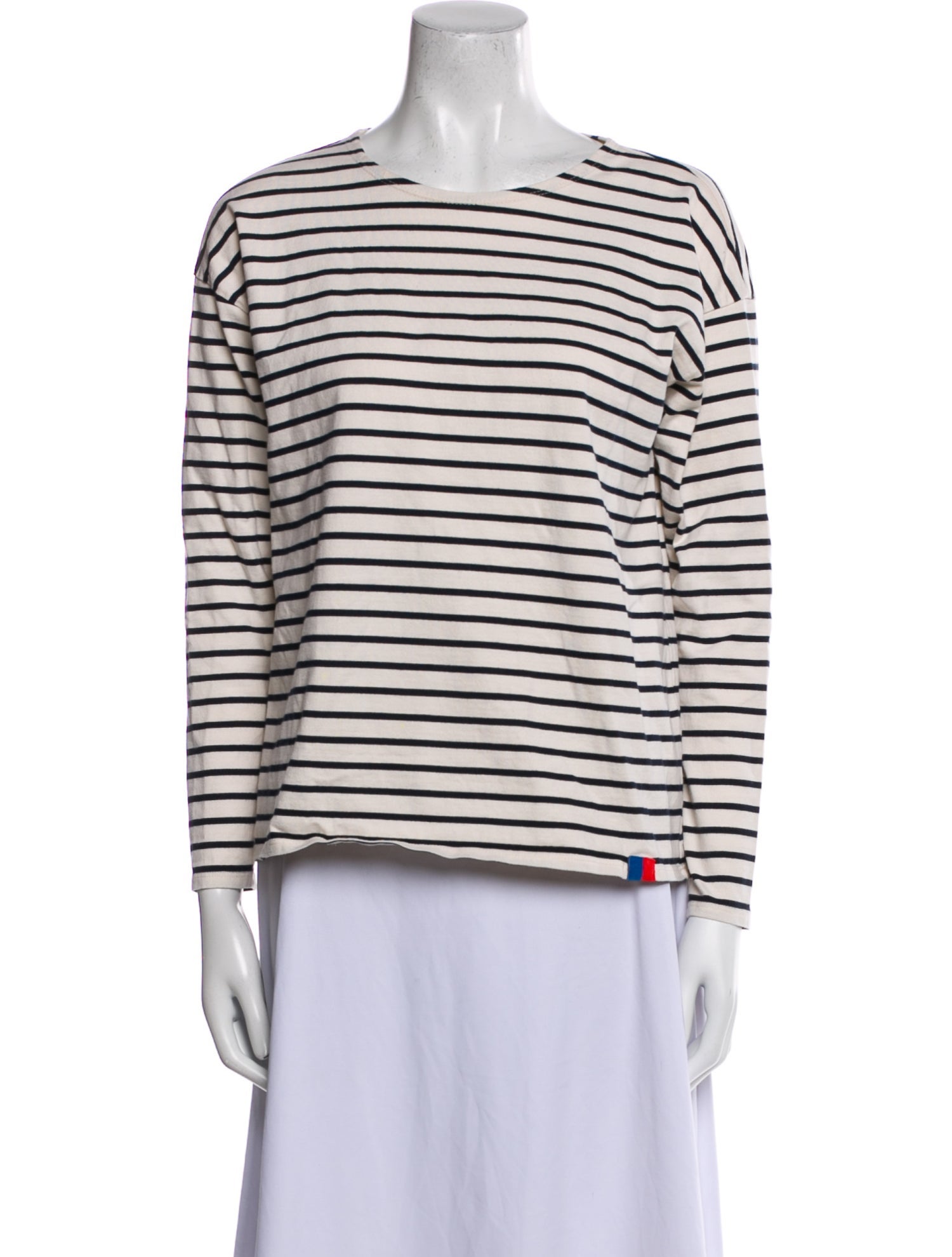 Kule Striped Crew Neck Top