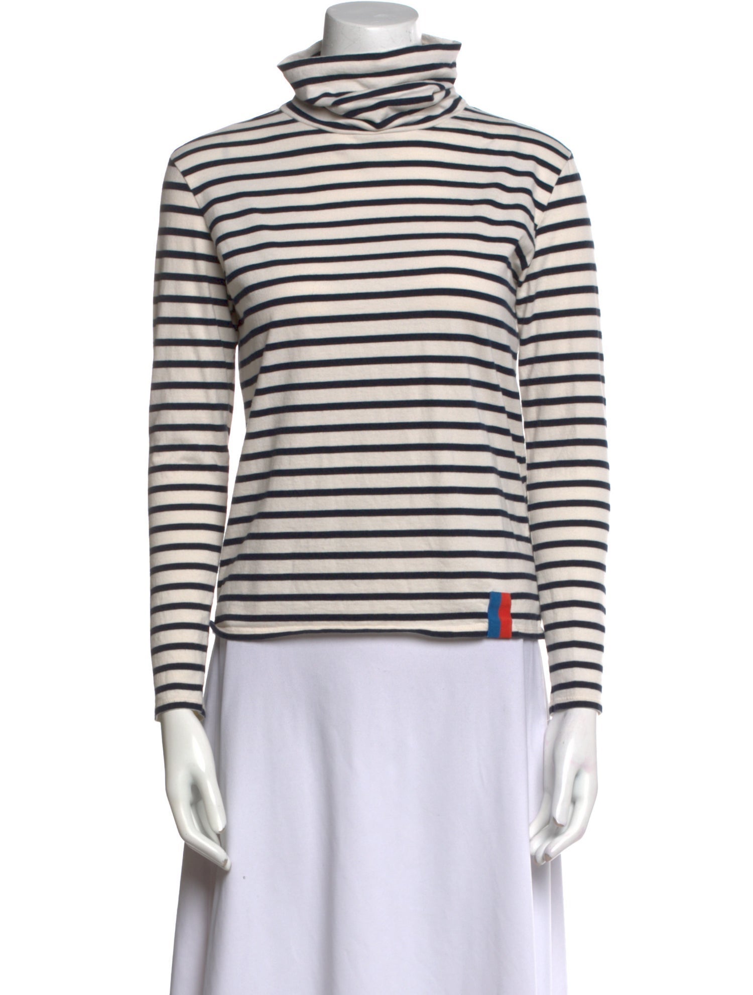 Kule Striped Turtleneck Top