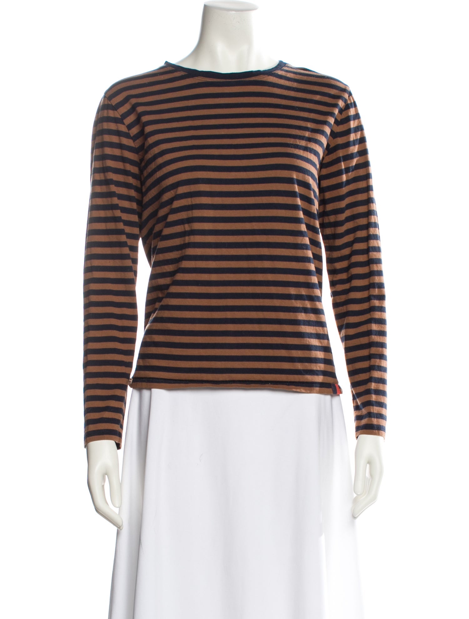 Kule Striped Crew Neck Top