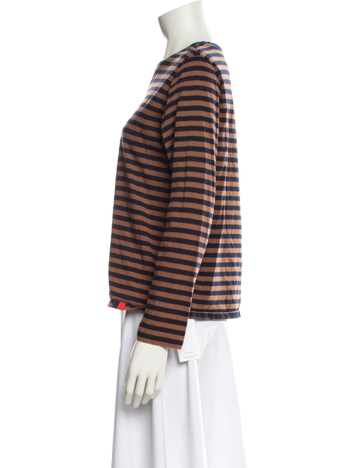 Kule Striped Crew Neck Top