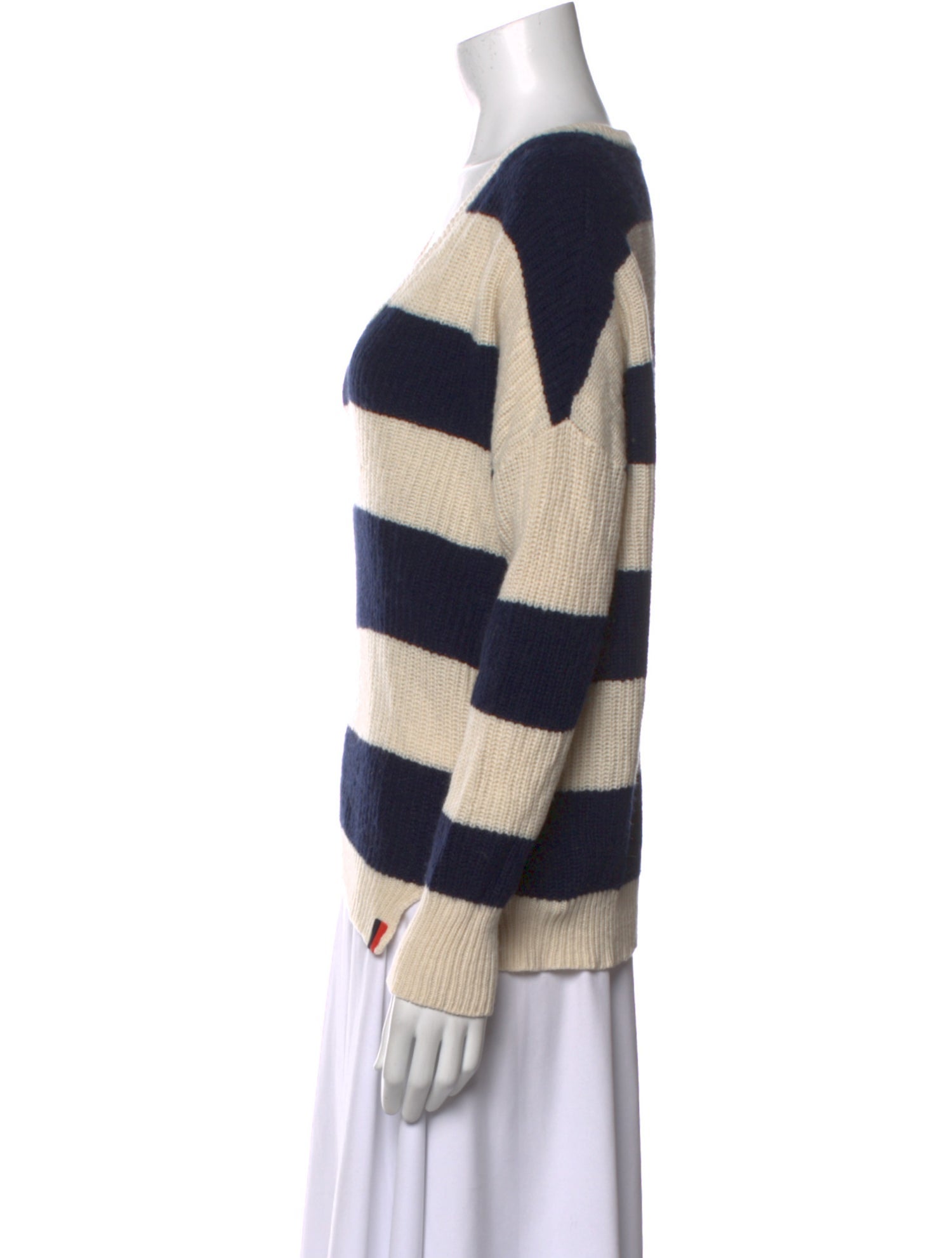 Kule Cashmere Striped Sweater
