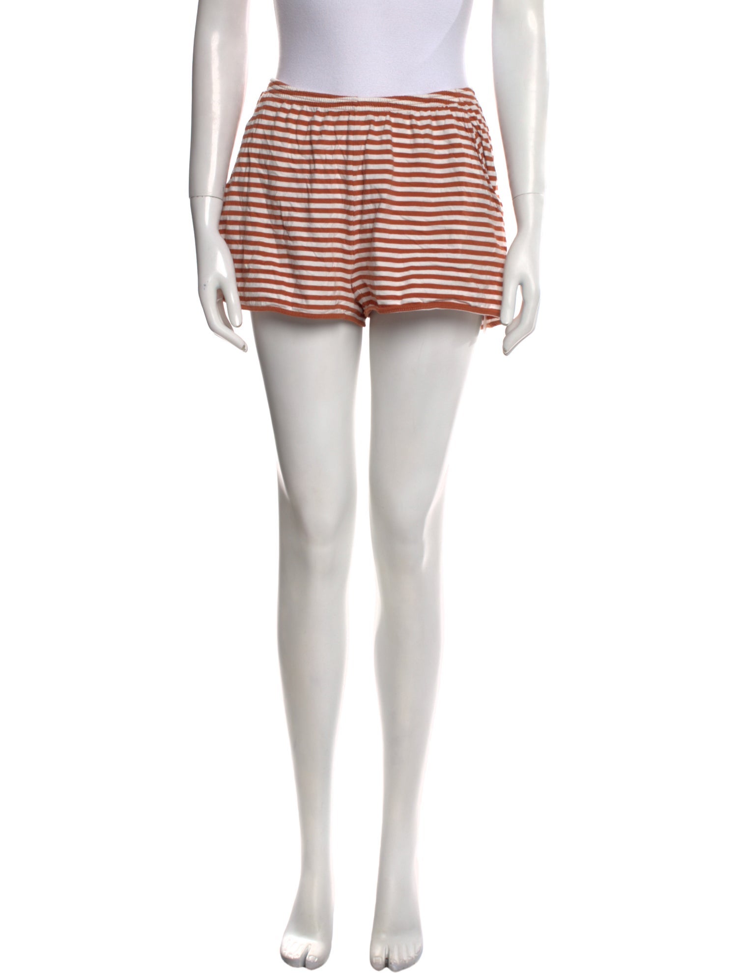 Kule Striped Mini Shorts