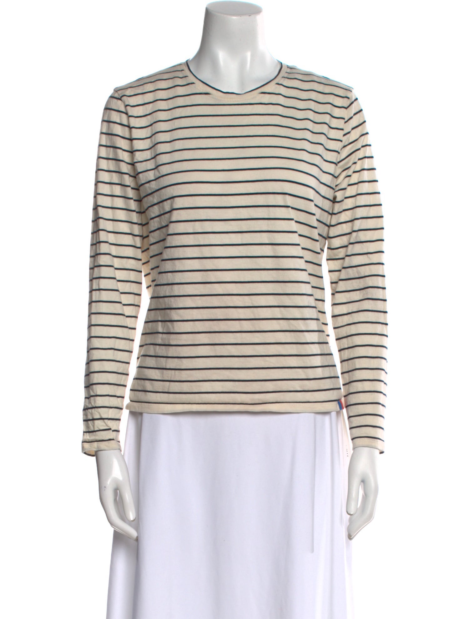Kule Striped Crew Neck Top