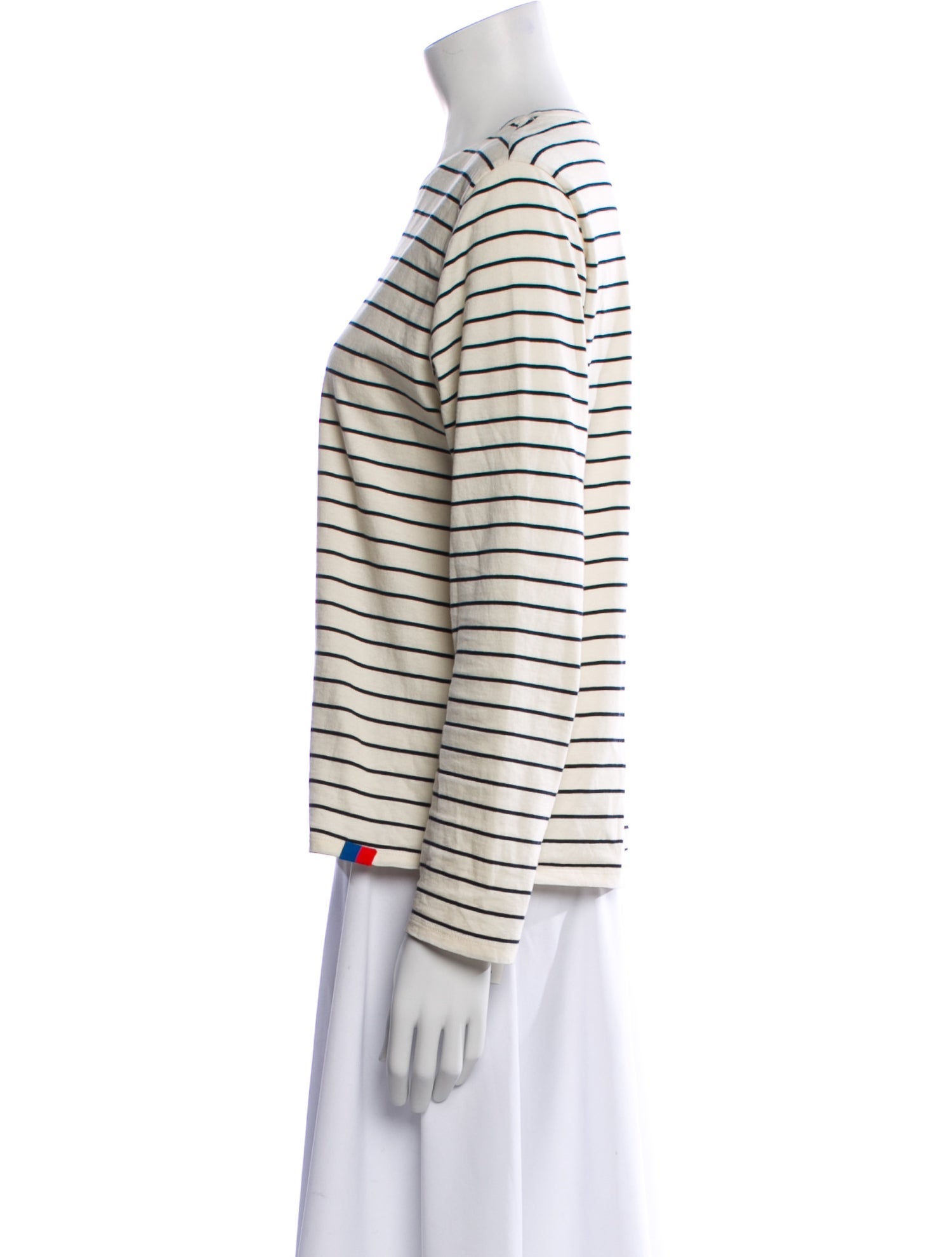 Kule Striped Crew Neck Top