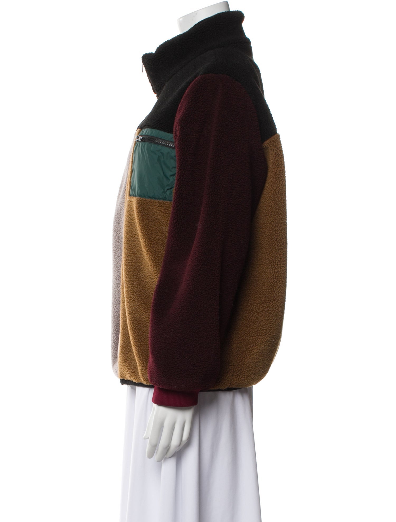 Kule Colorblock Pattern Jacket