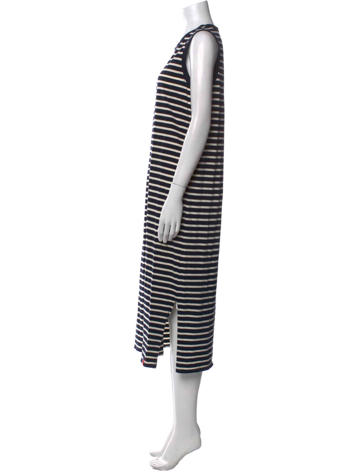 Kule Striped Midi Length Dress