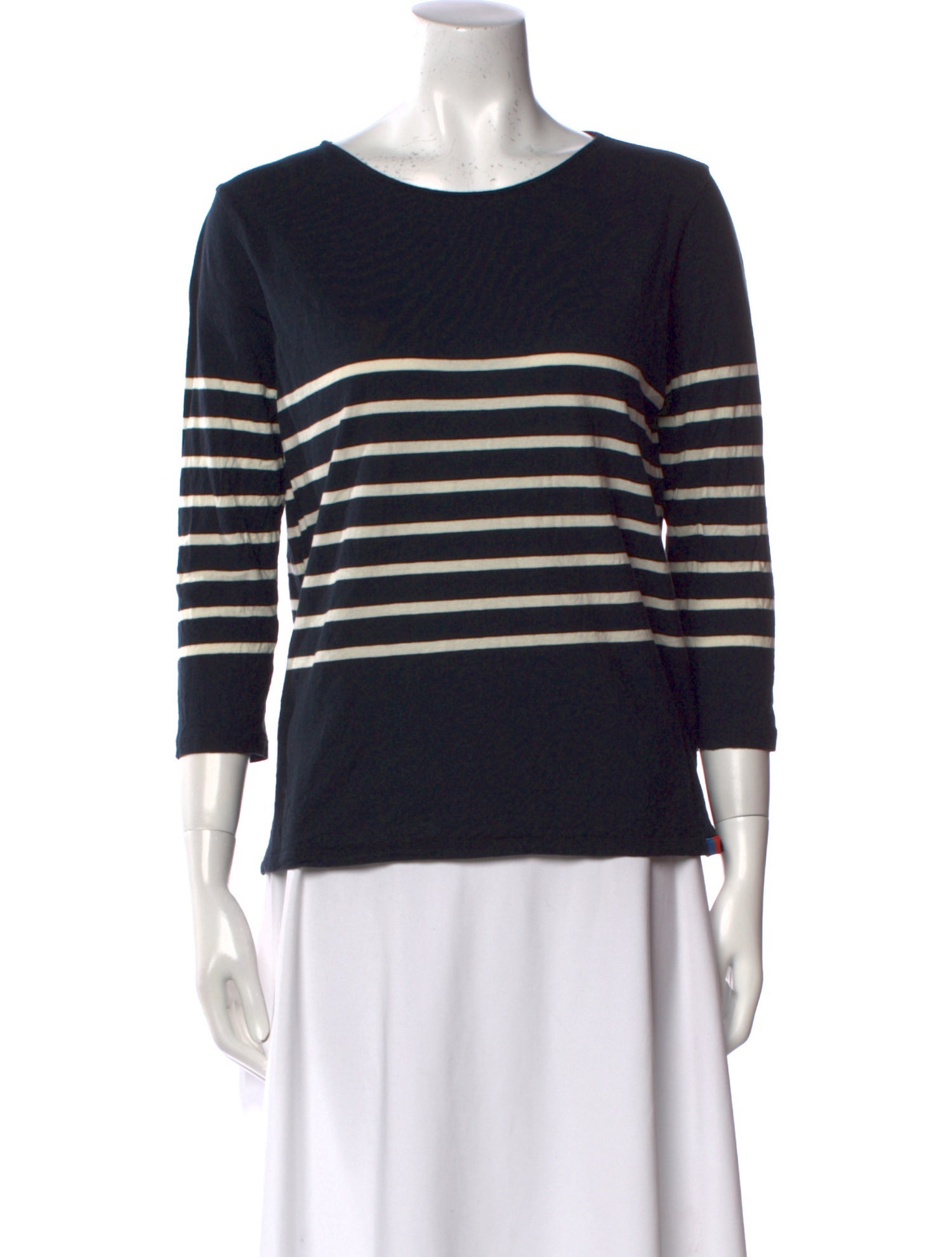 Kule Striped Bateau Neckline Top