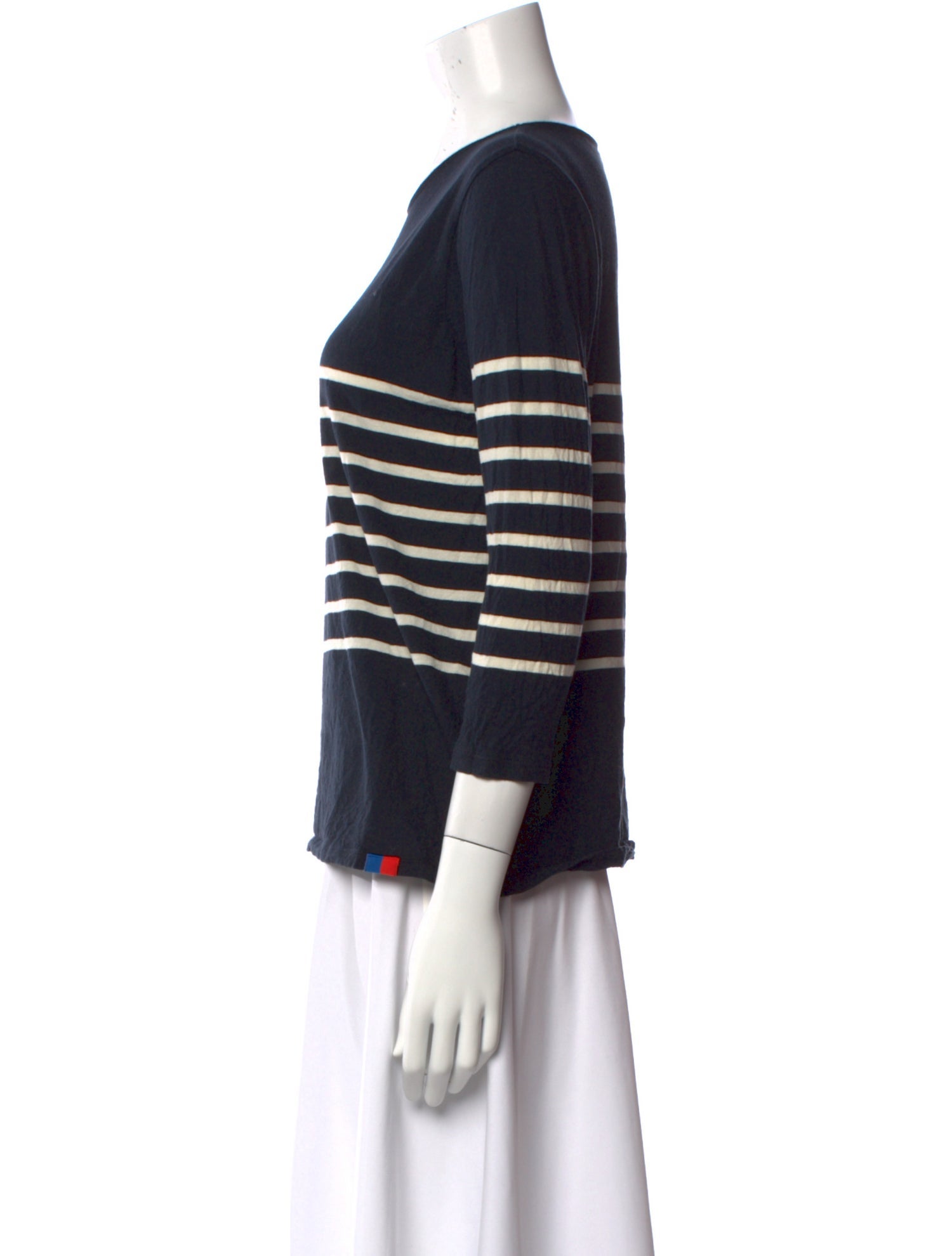 Kule Striped Bateau Neckline Top