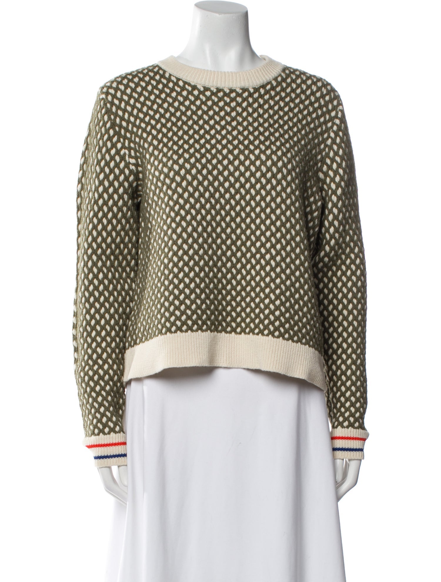 Kule Printed Crew Neck Sweater