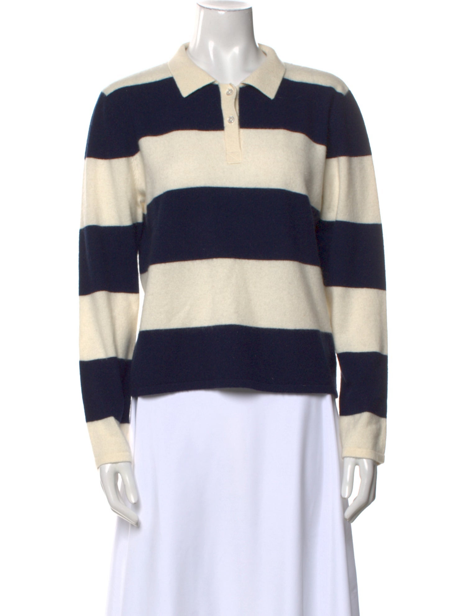 Kule Cashmere Striped Sweater