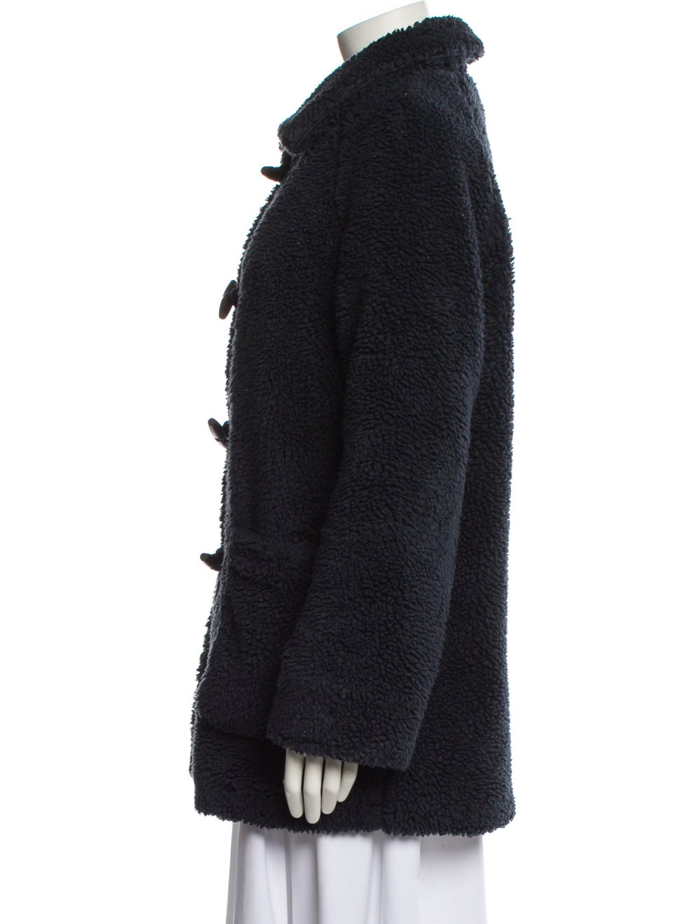 Kule Jacket Black Pointed Collar Patch Pockets & … - image 2
