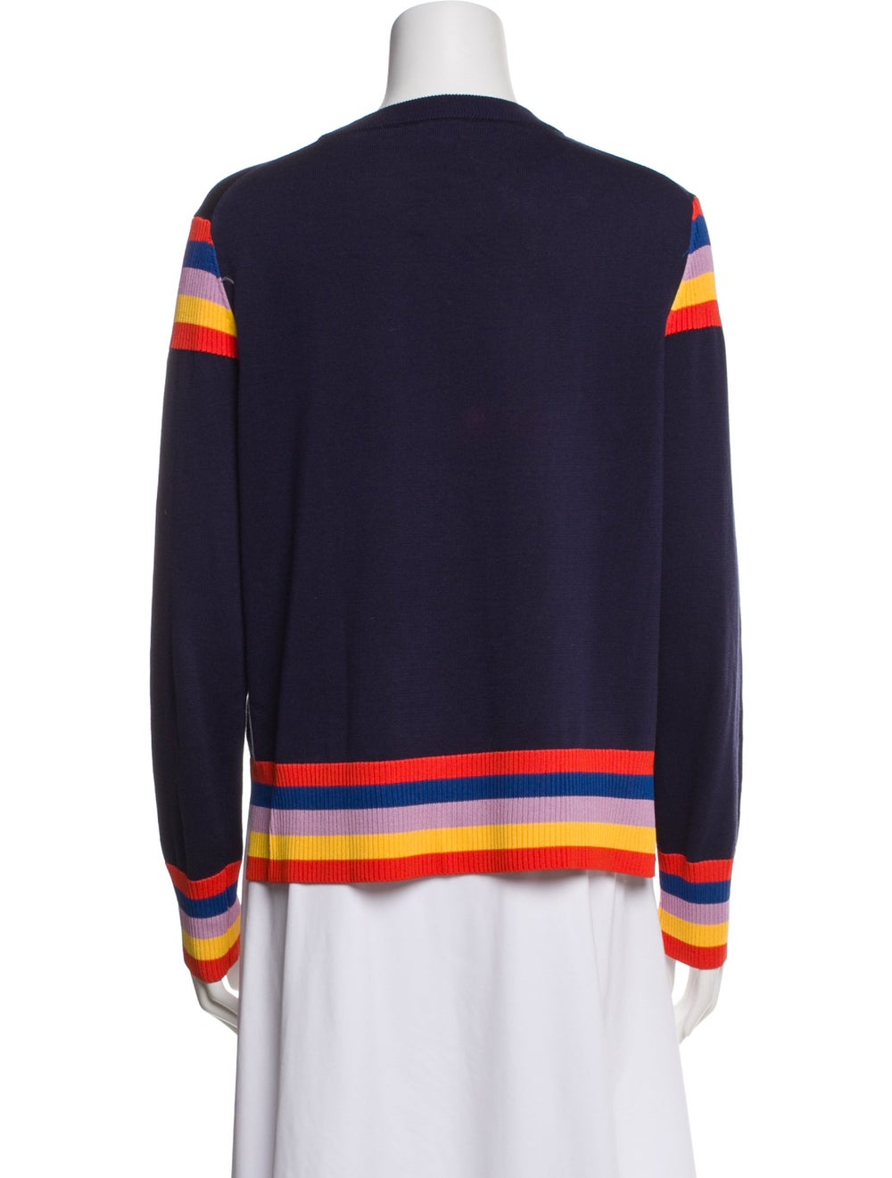 Kule Colorblock Pattern Crew Neck Sweatshirt - image 3