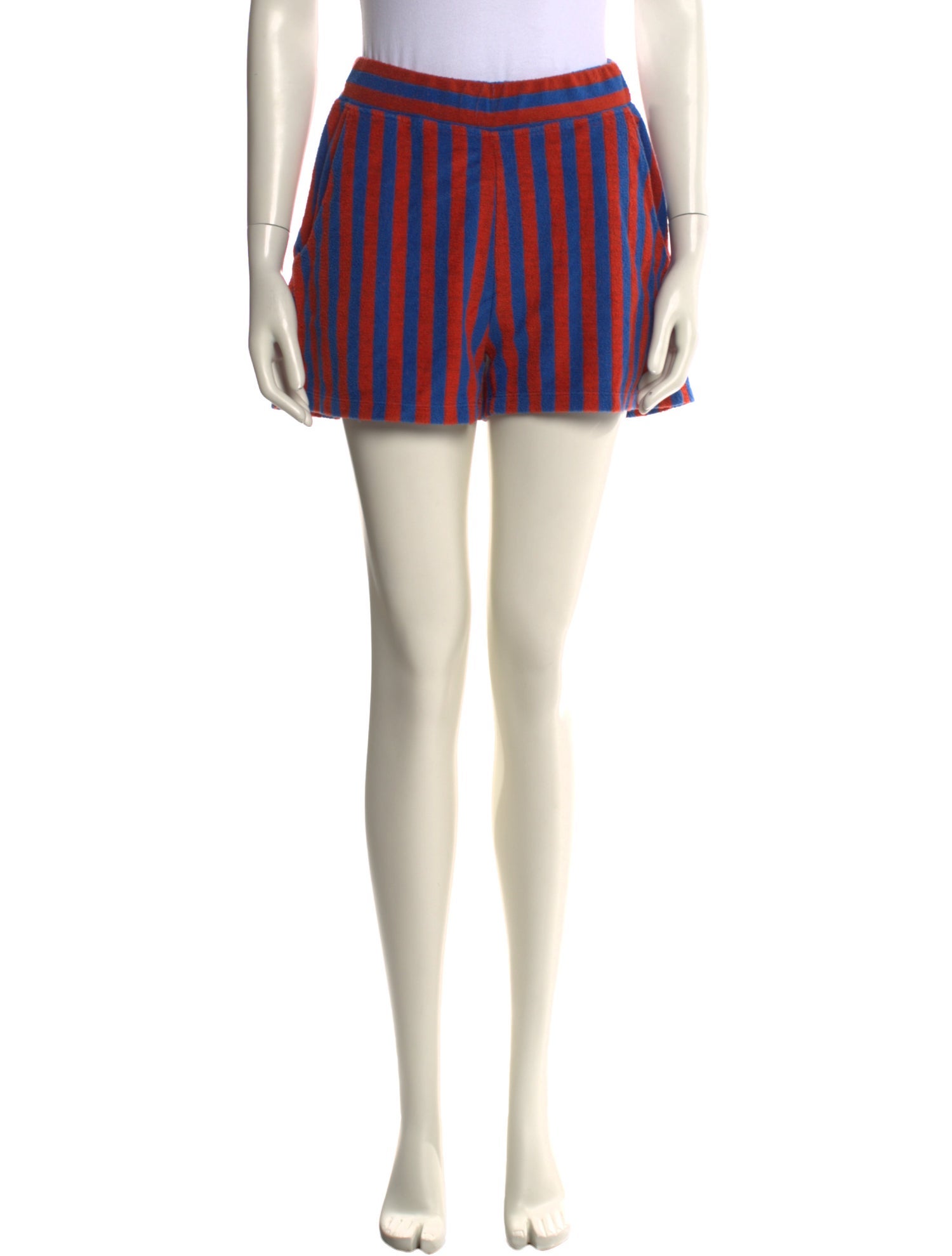 Kule Striped Mini Shorts