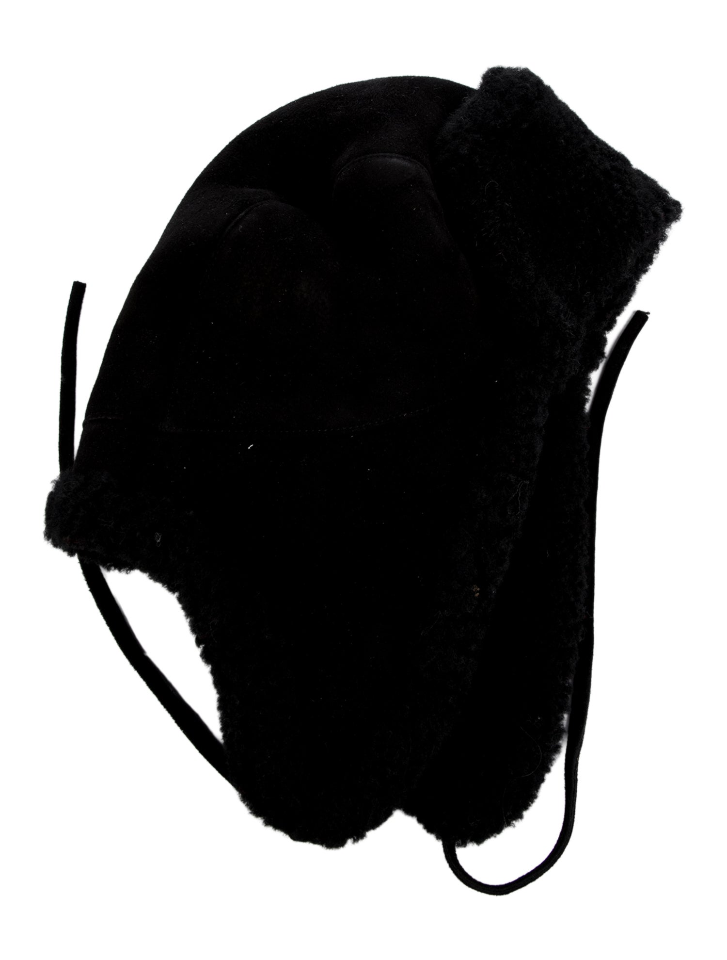 Kule Kule black lamb suede hat. Designer size One size;
