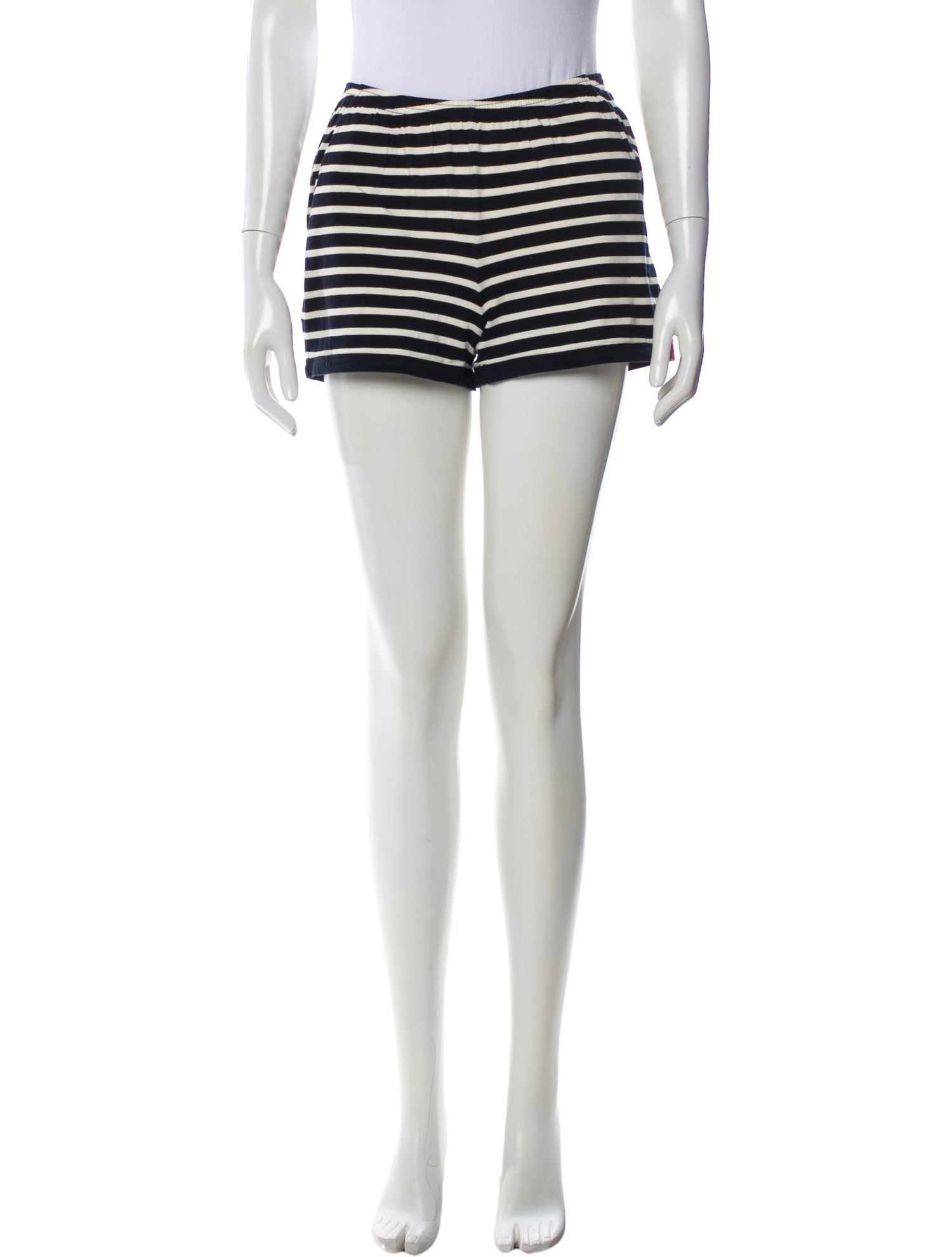 Kule Striped Mini Shorts