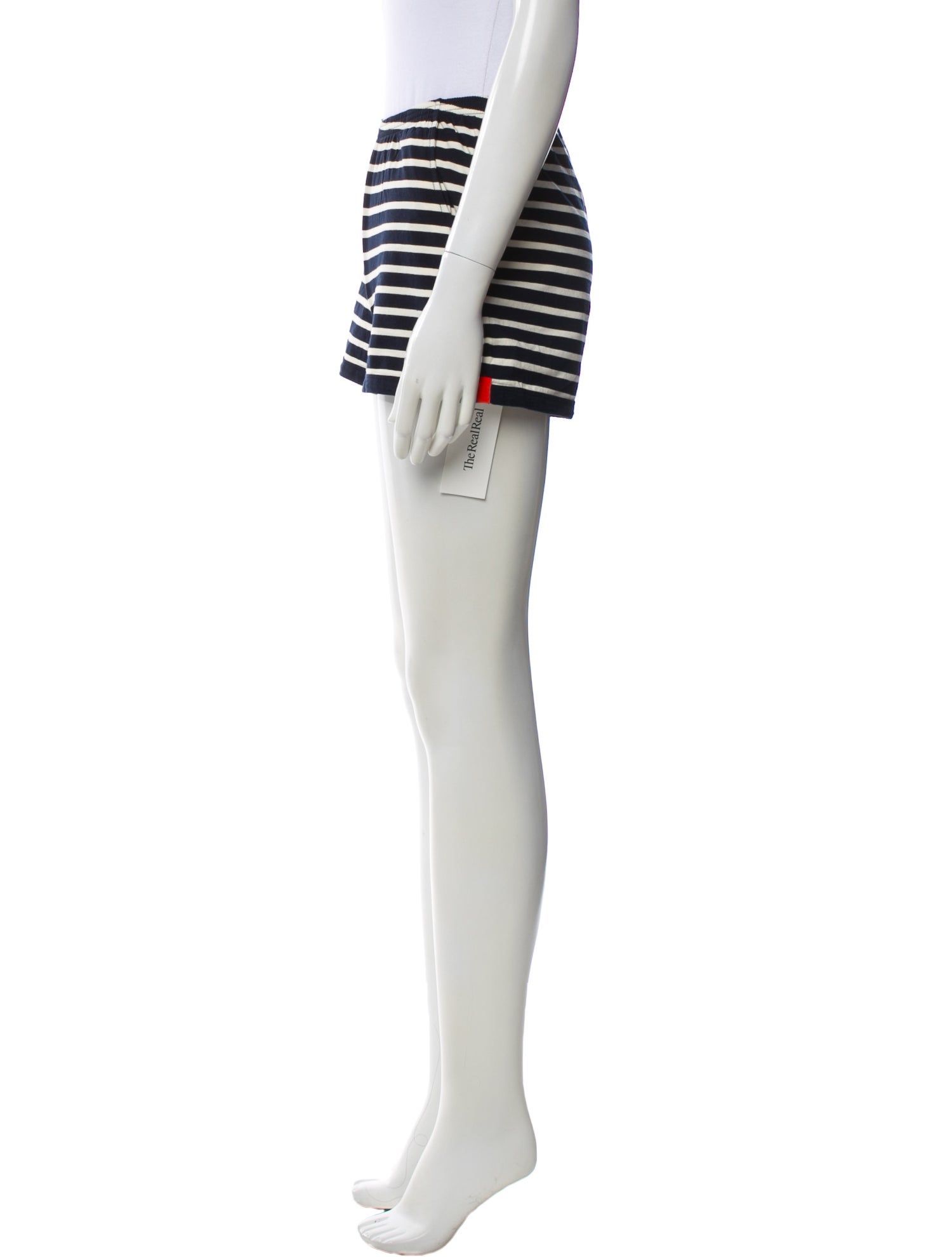 Kule Striped Mini Shorts