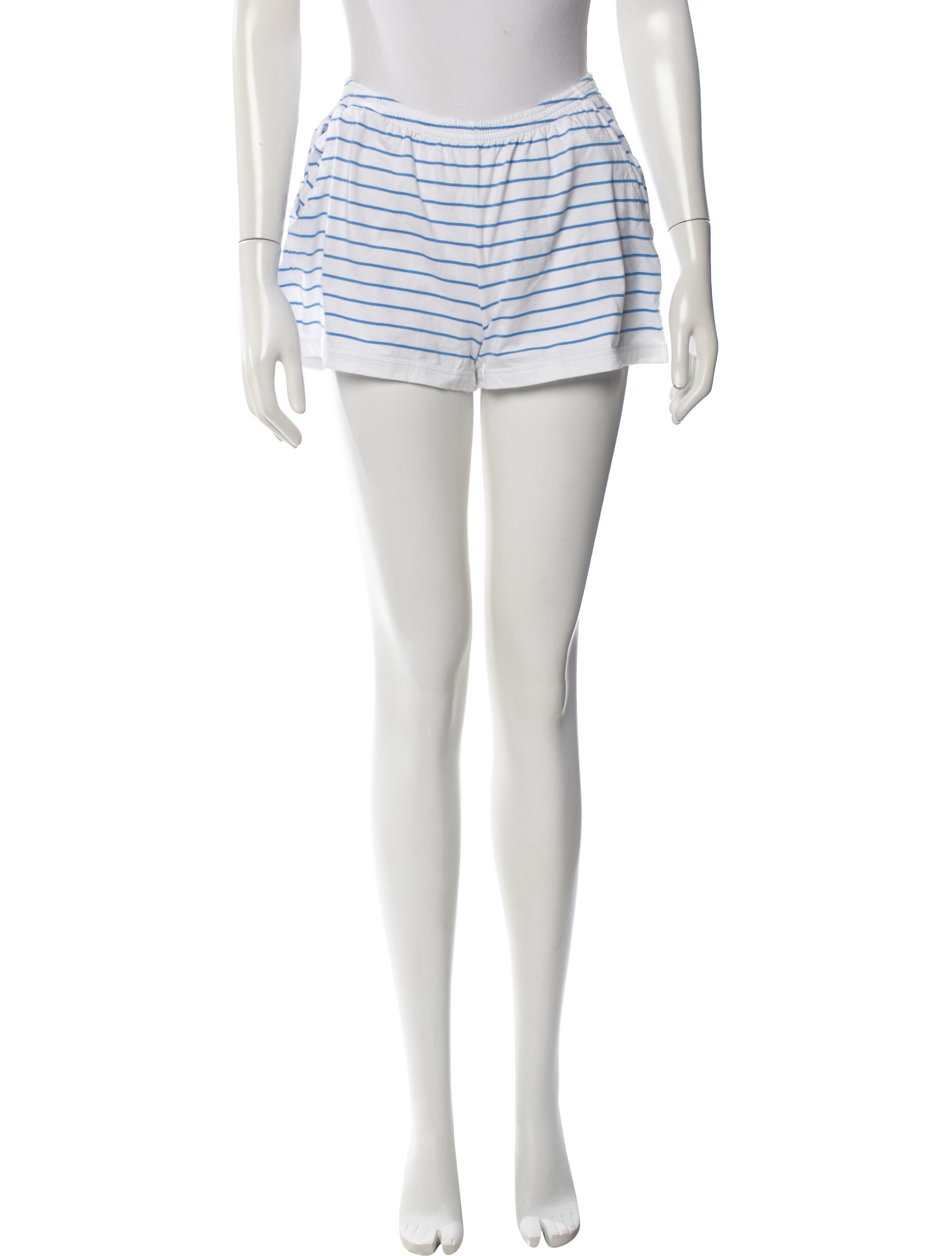 Kule Striped Mini Shorts