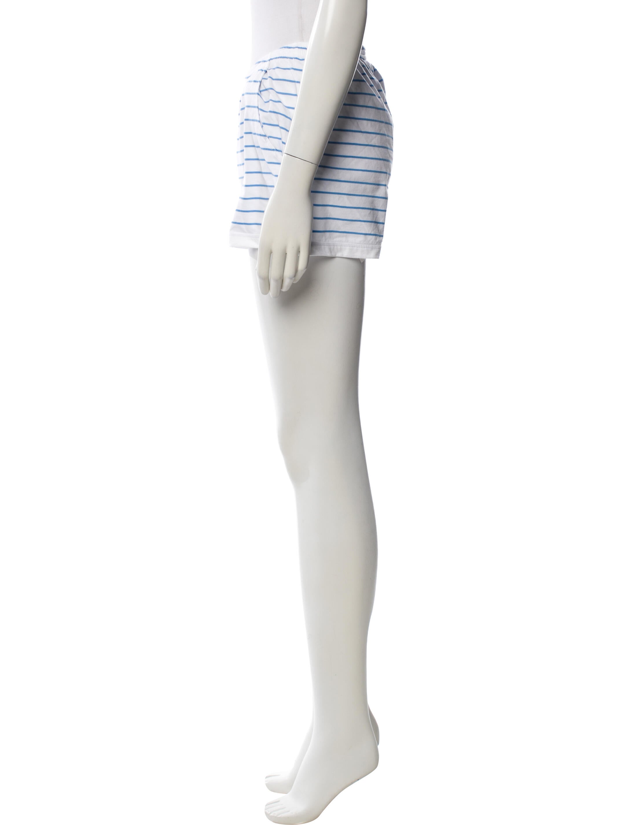 Kule Striped Mini Shorts