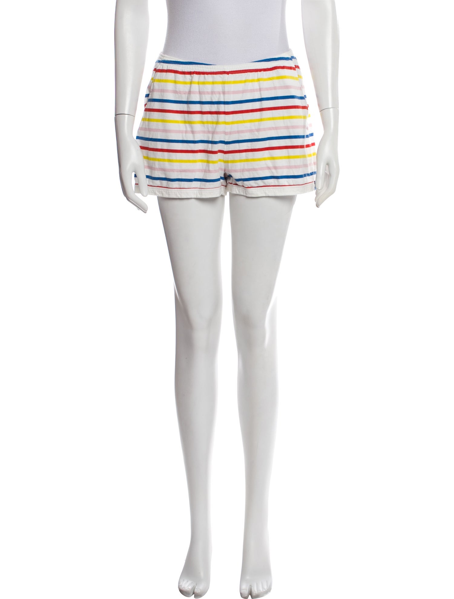 Kule Striped Mini Shorts