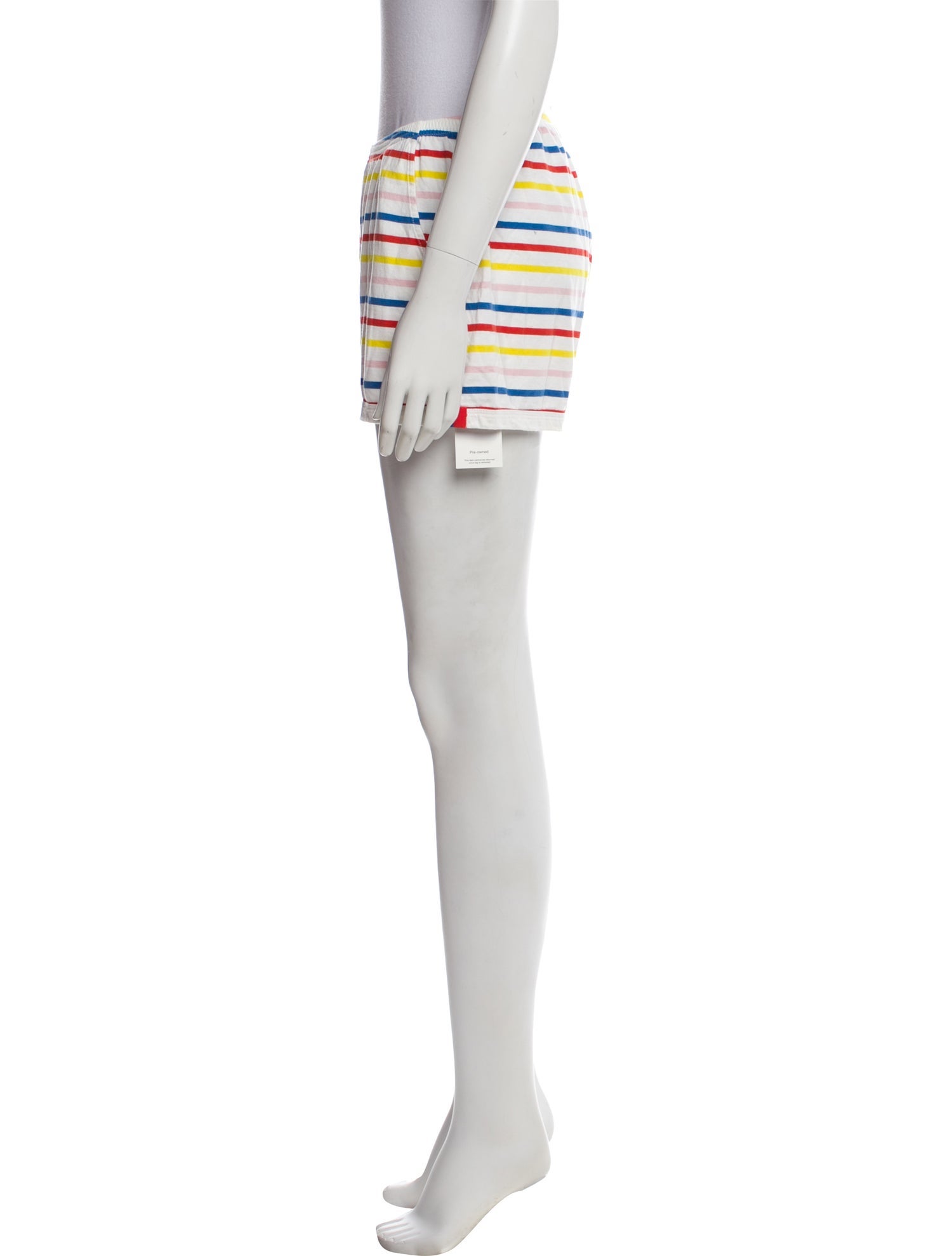 Kule Striped Mini Shorts