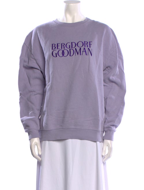 Kule x Bergdorf Goodman Graphic Print Crew Neck Sweatshirt
