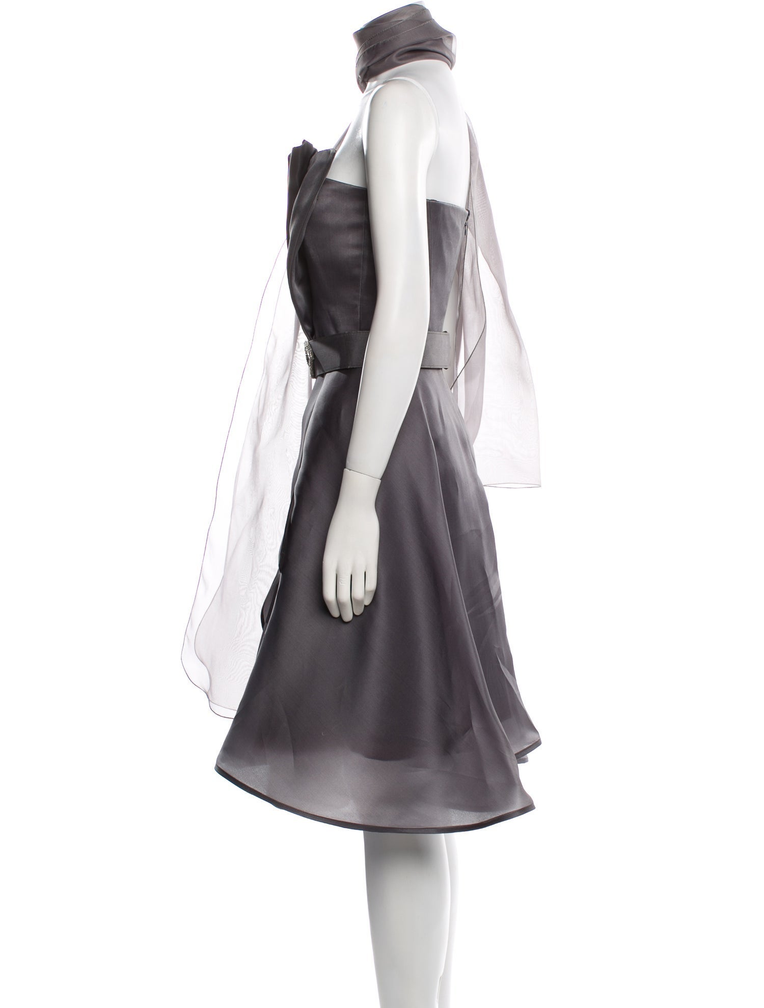 Kevan Hall Halterneck Mini Dress