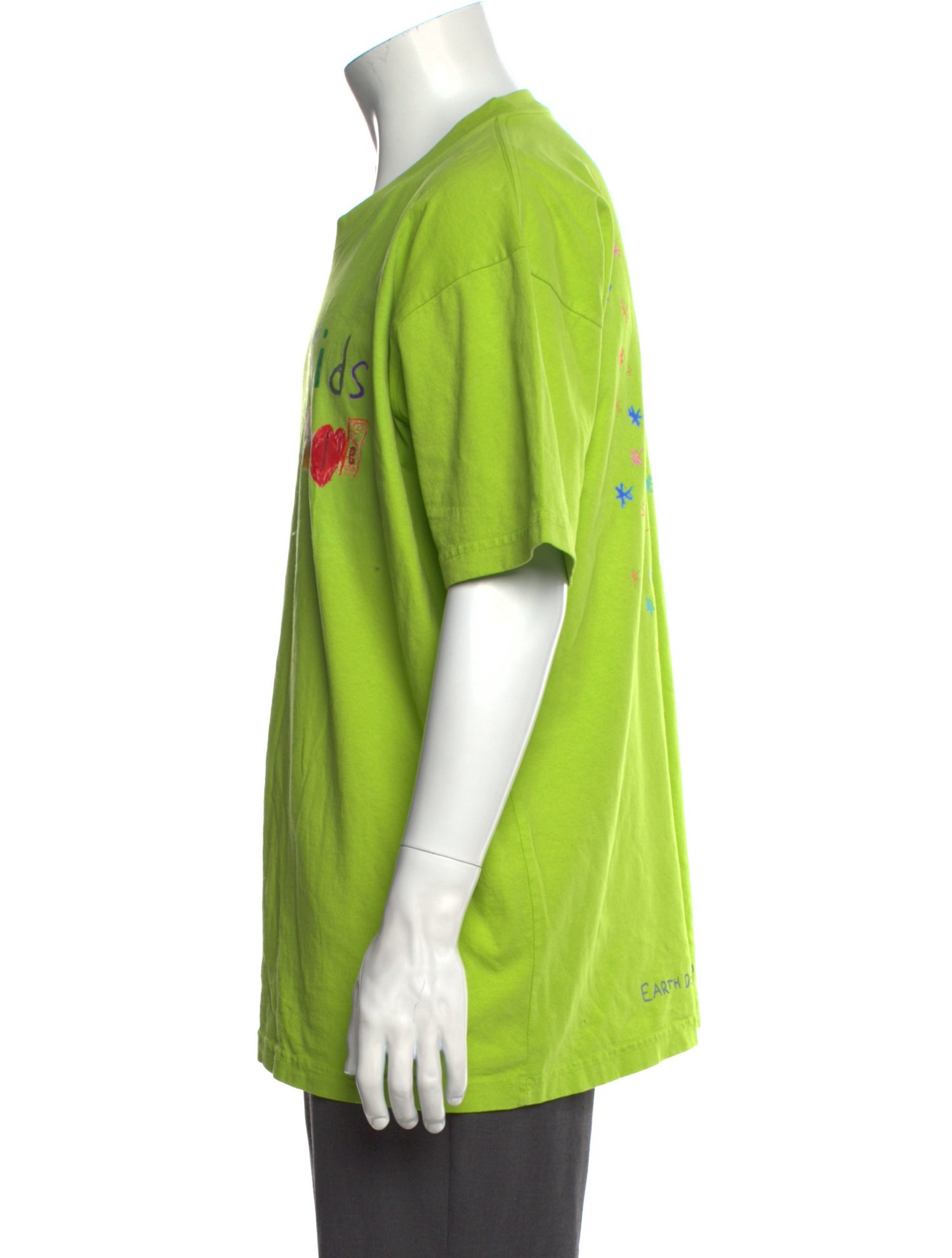 Kids Worldwide Graphic Print Crew Neck T-Shirt w/ Tags