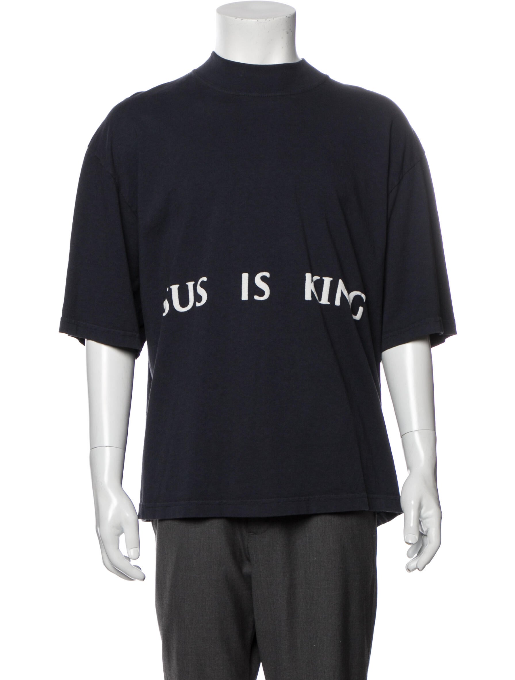Kanye West Merch Sunday Service 'Jesus Is King' Graphic Print T-Shirt