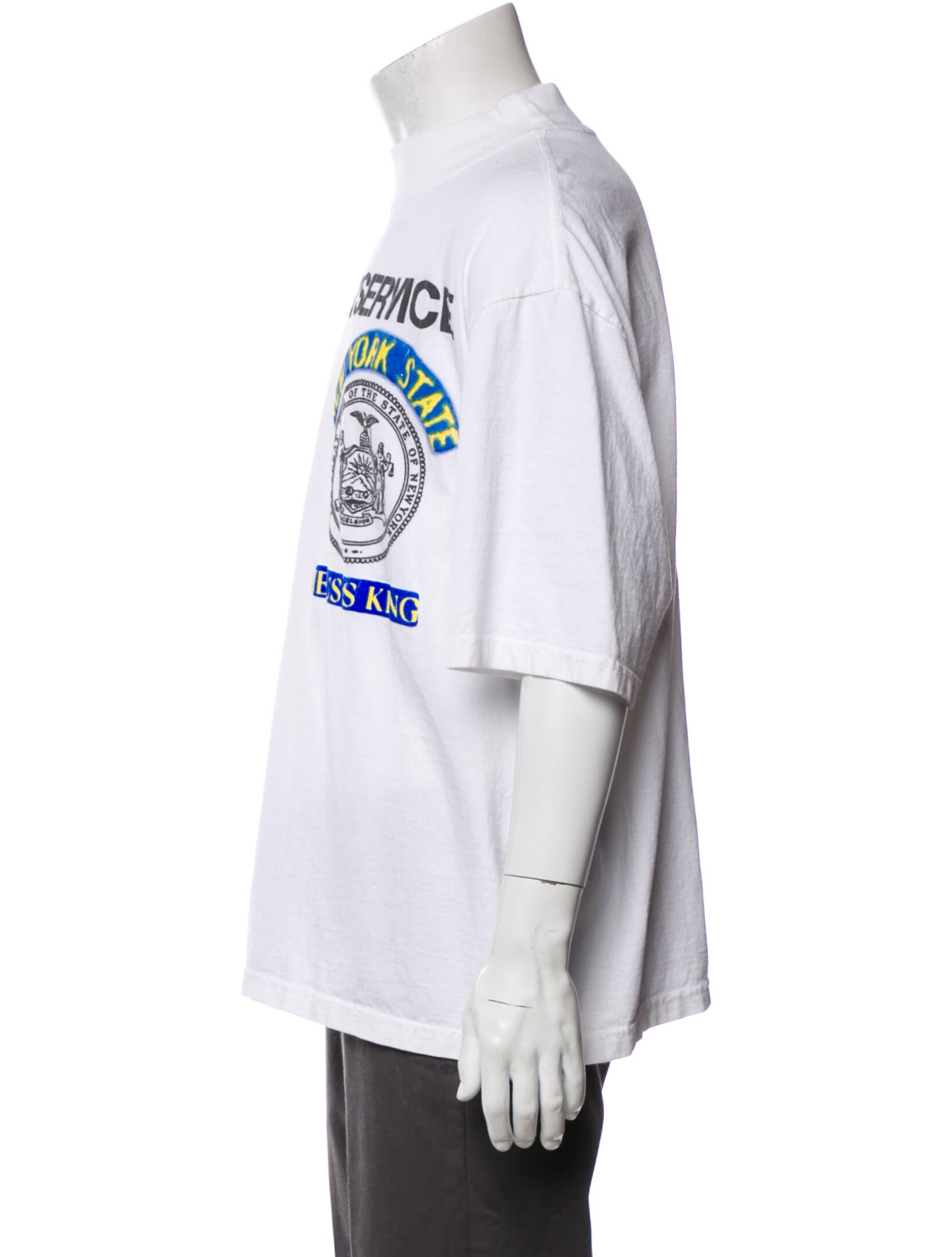 Kanye West Merch Sunday Service New York Graphic Print T-Shirt